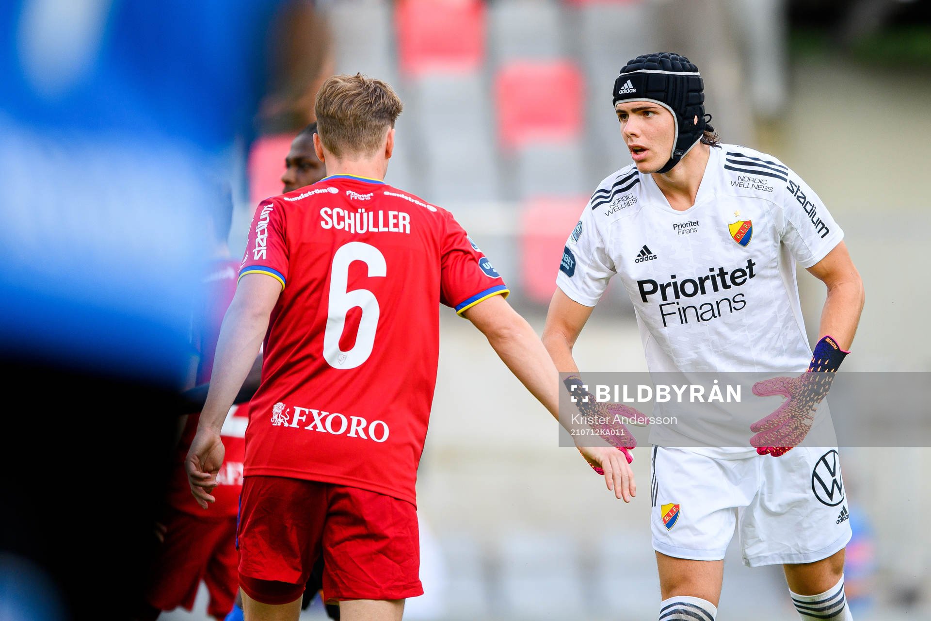 Djurgården målvakt Jacob Widell Zetterström