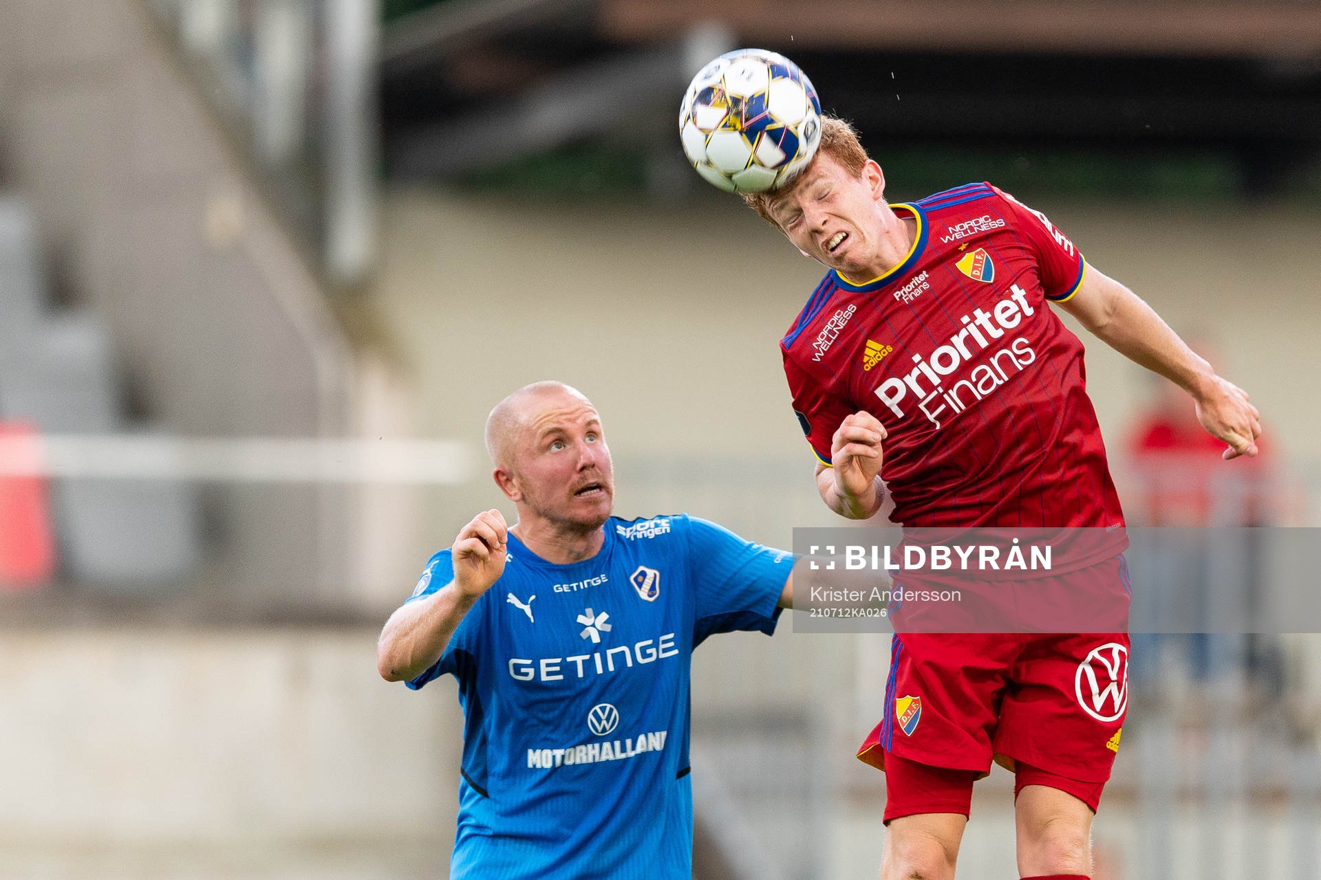 Halmstads Simon Lundevall och Djurgårdens Aslak Witry