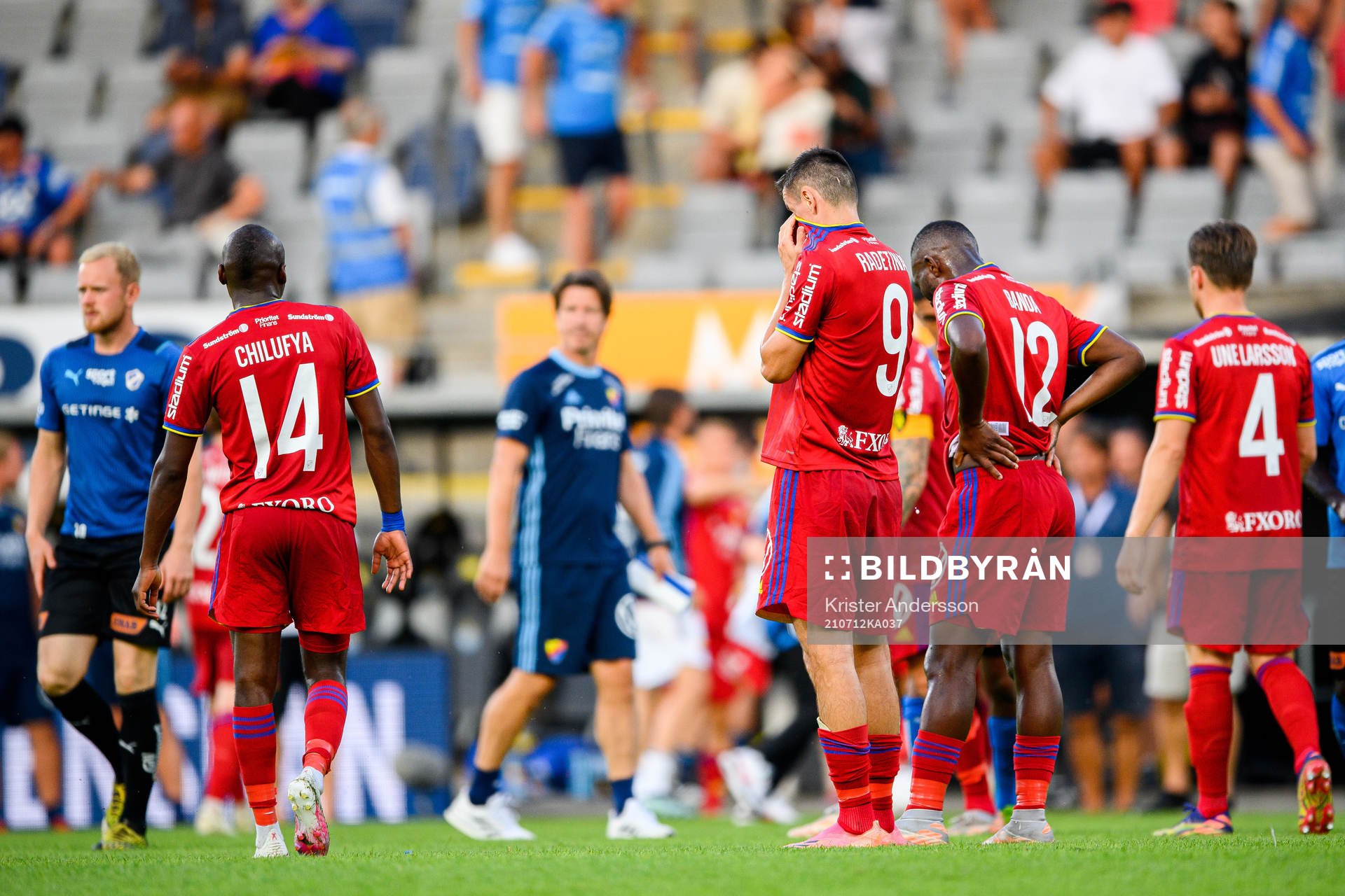 Djurgårdens Haris Radetinac deppar