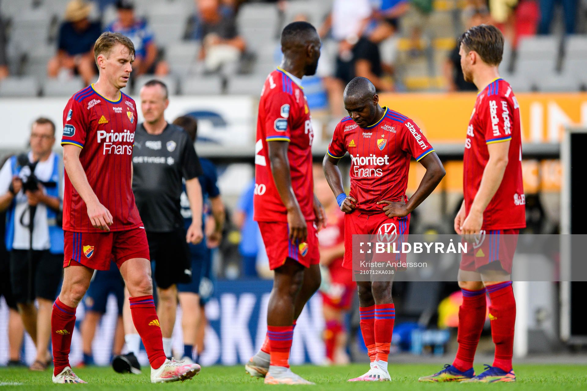 Djurgårdens Edward Chilufya deppar