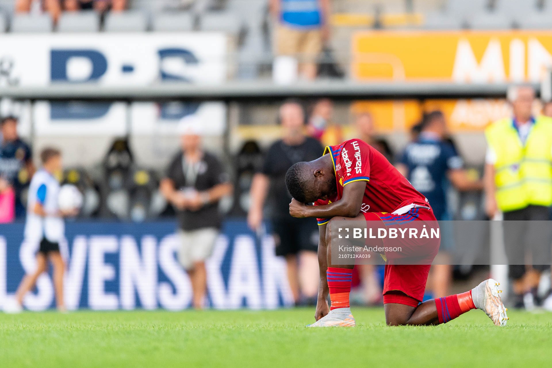 Djurgårdens Emmanuel Banda deppar