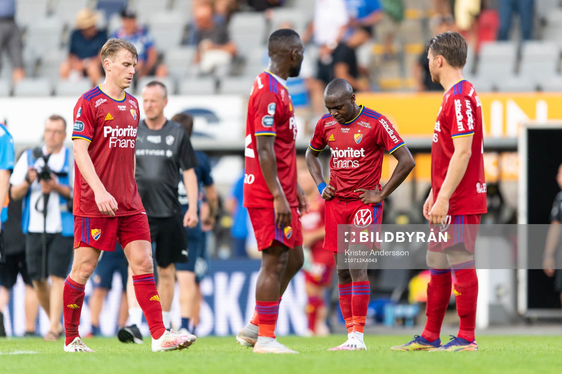 Djurgårdens spelare deppar