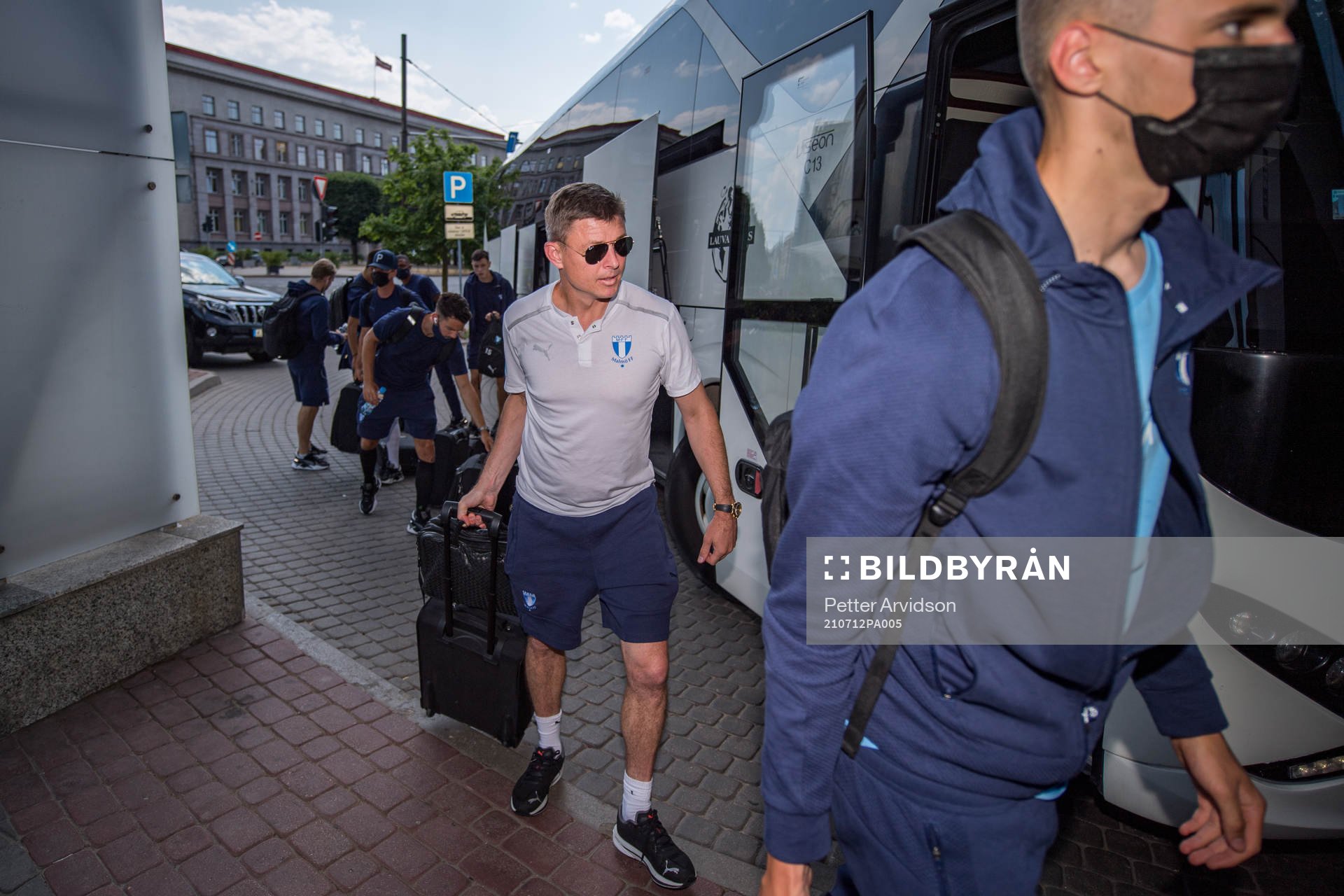 Jon Dahl Tomasson, head coach of Malmö FF arrives at the