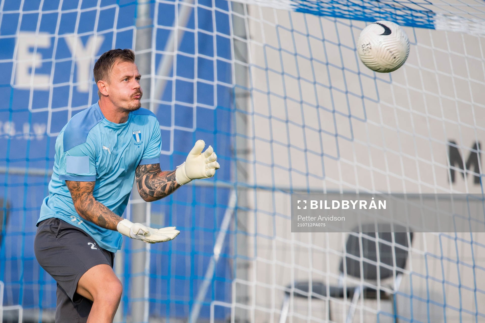 Goalkeeper Johan Dahlin