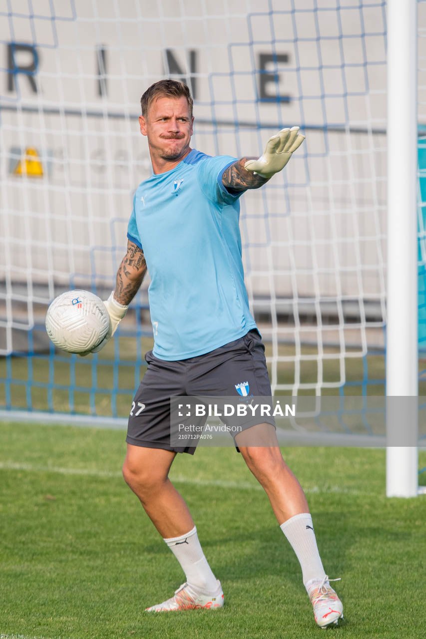 Goalkeeper Johan Dahlin