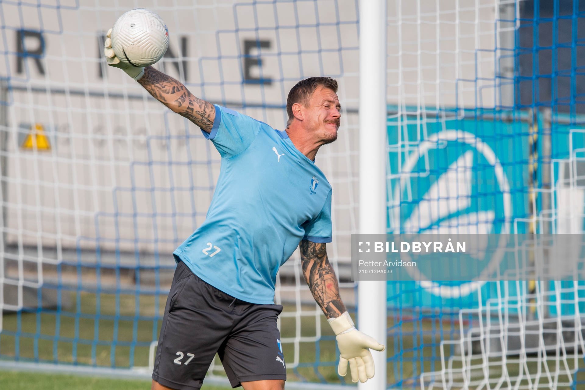 Goalkeeper Johan Dahlin
