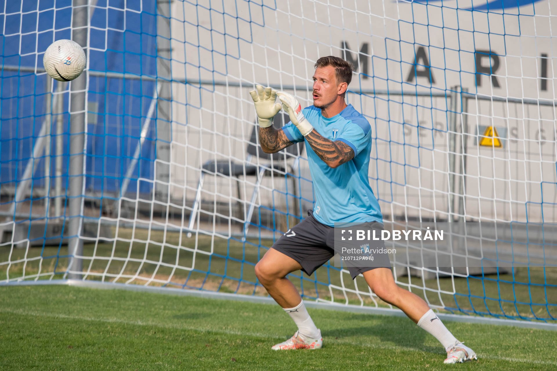 Goalkeeper Johan Dahlin