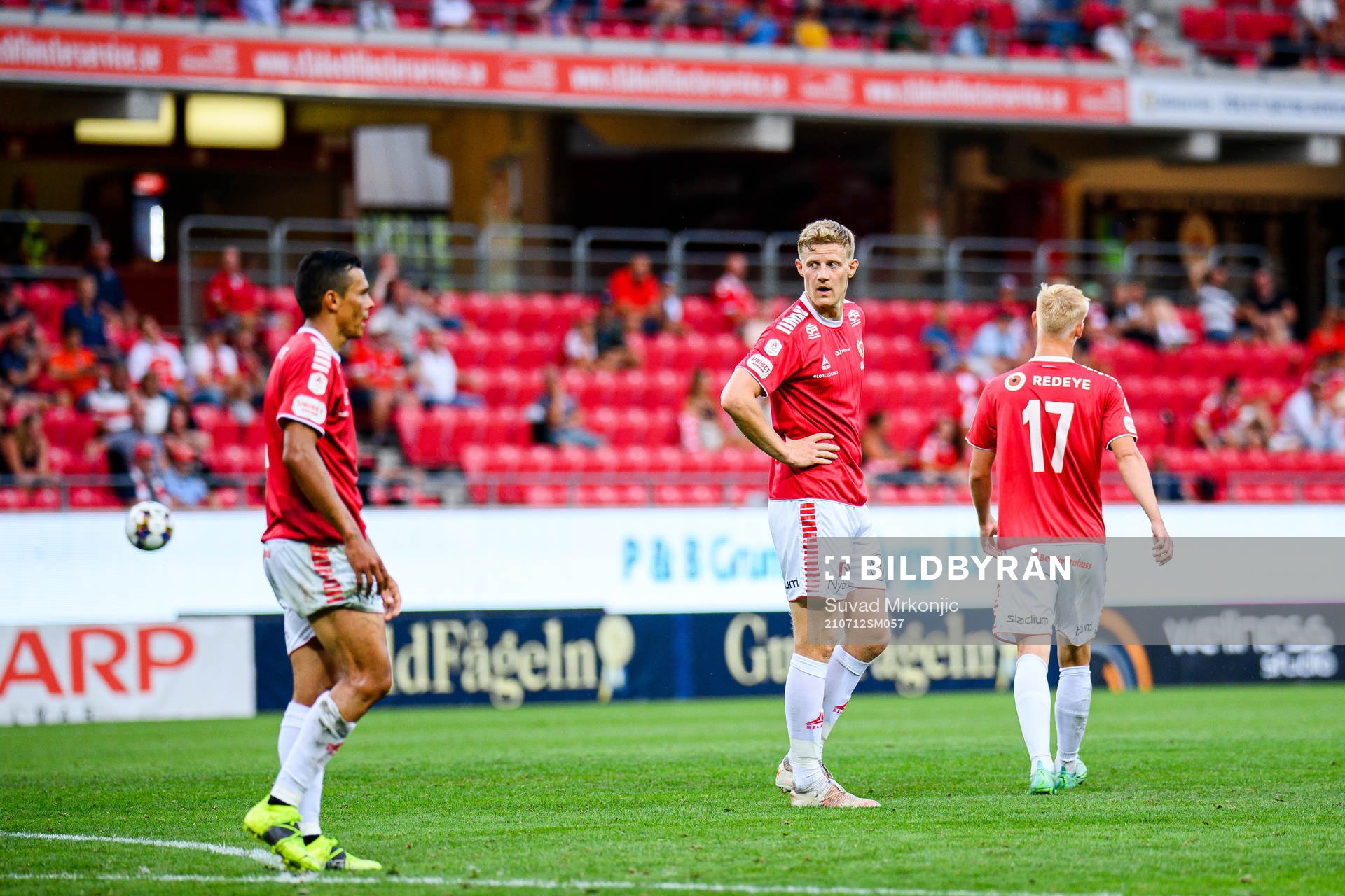 Kalmars Romario Pereira Sipiao , Lars Saetra och Carl