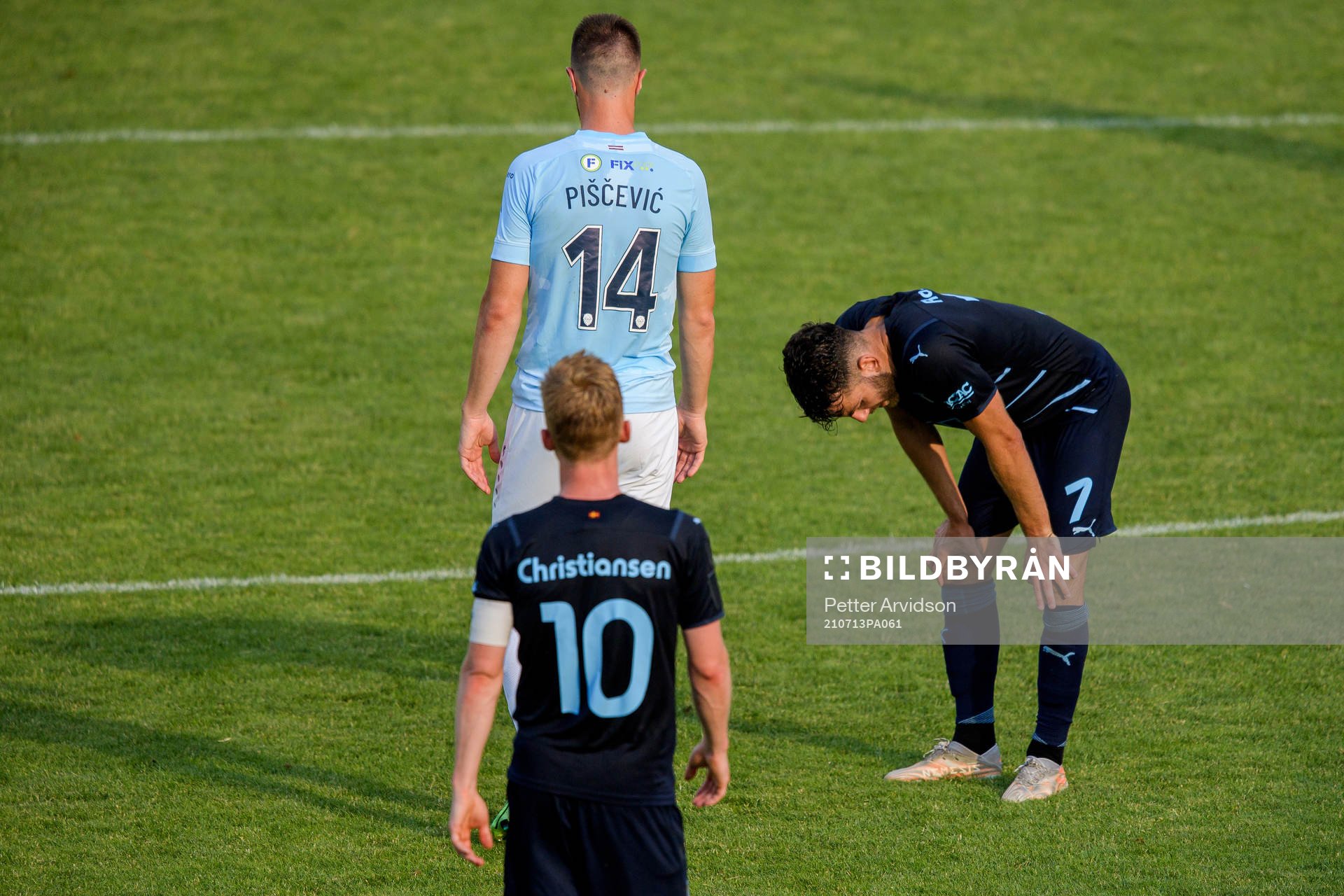 Erdal Rakip of Malmö FF looks dejected