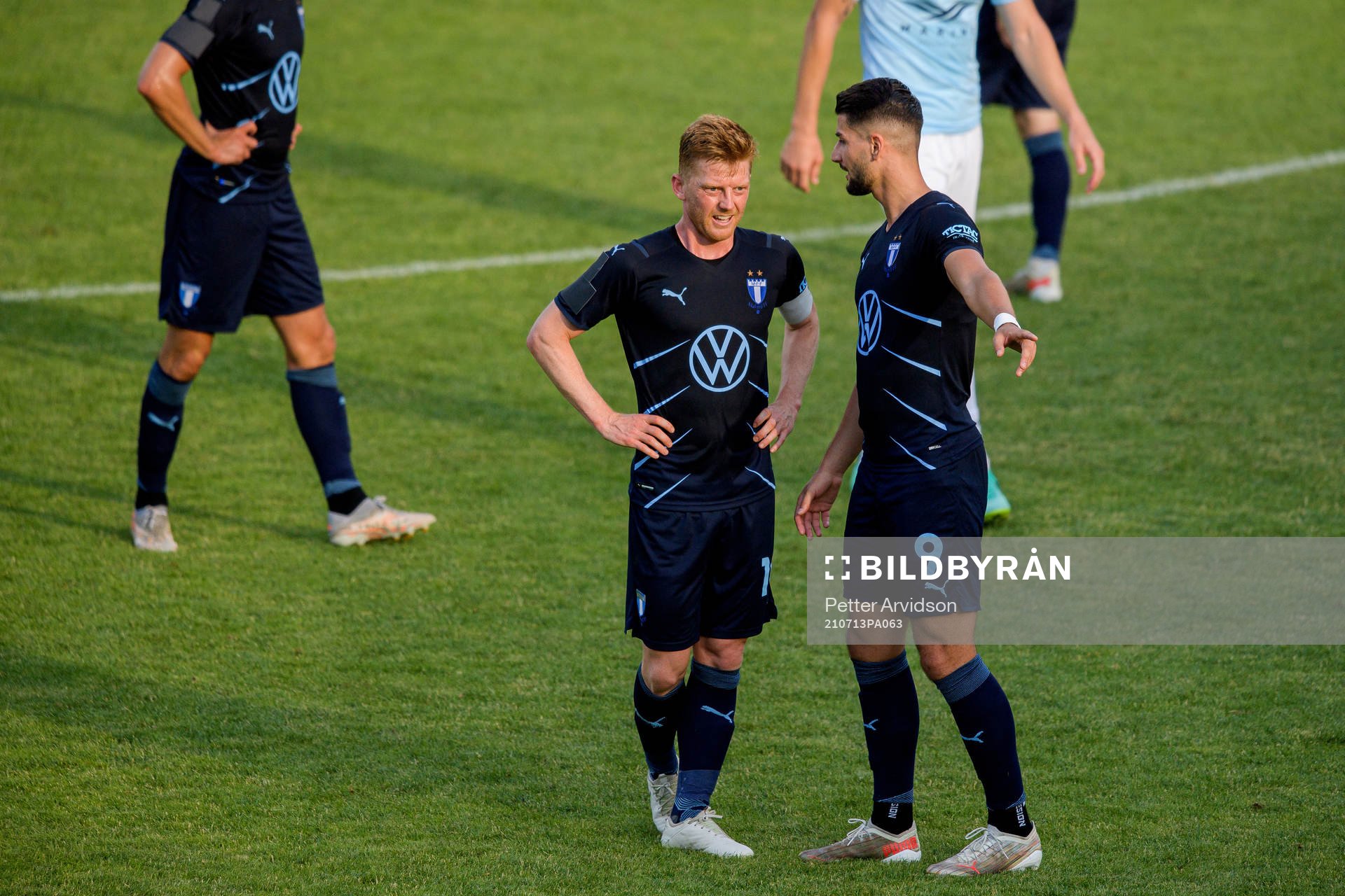 Anders Christiansen and Antonio Colak of Malmö FF