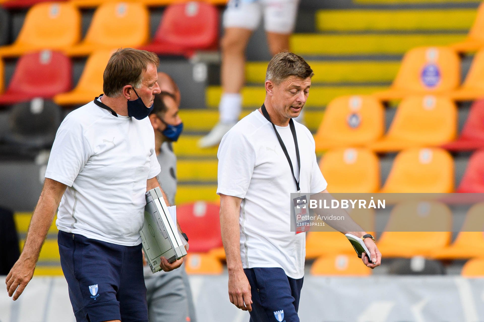 Remy Reijnierse, assistant coach and Jon Dahl Tomasson,
