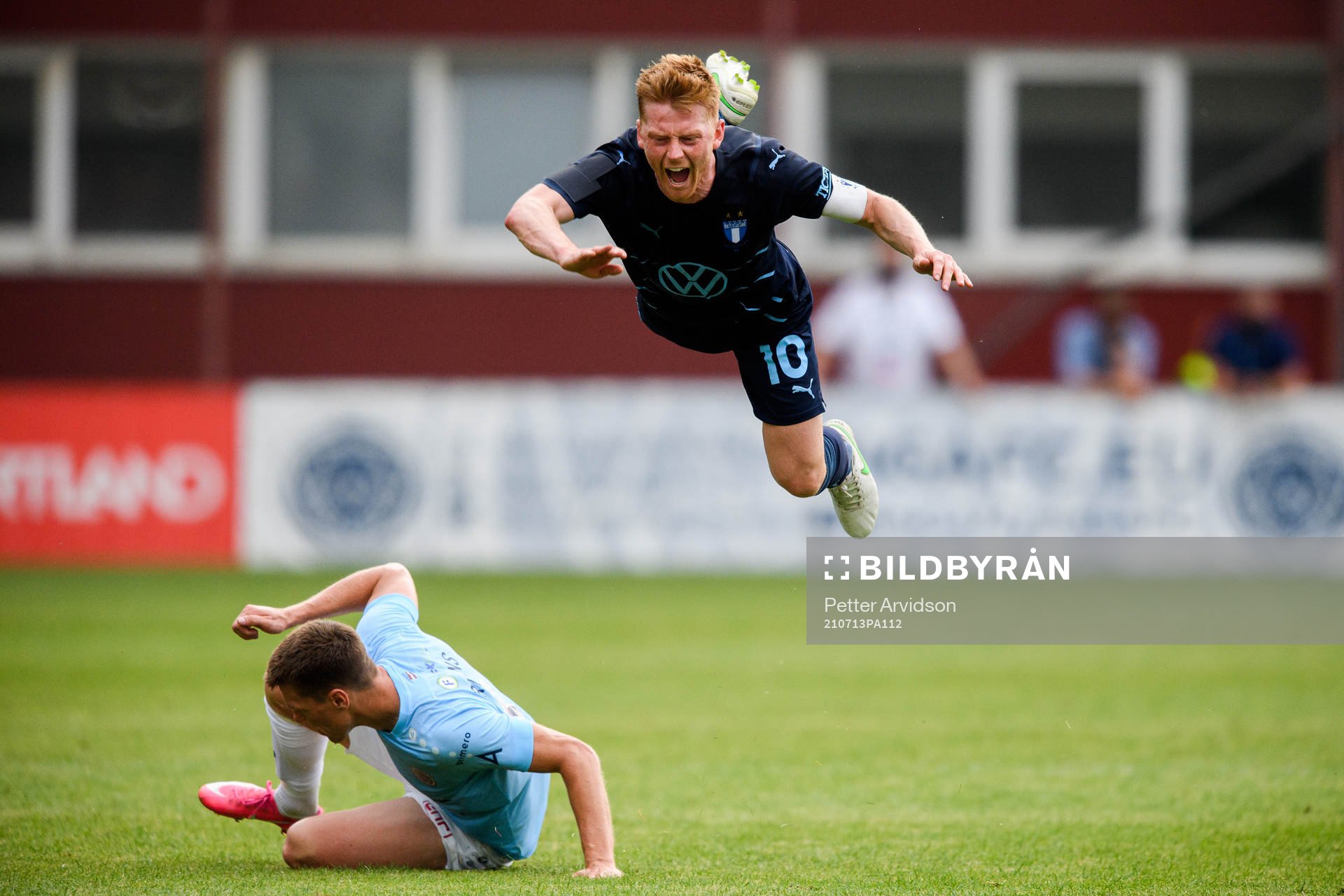 Anders Christiansen of Malmö FF in pain