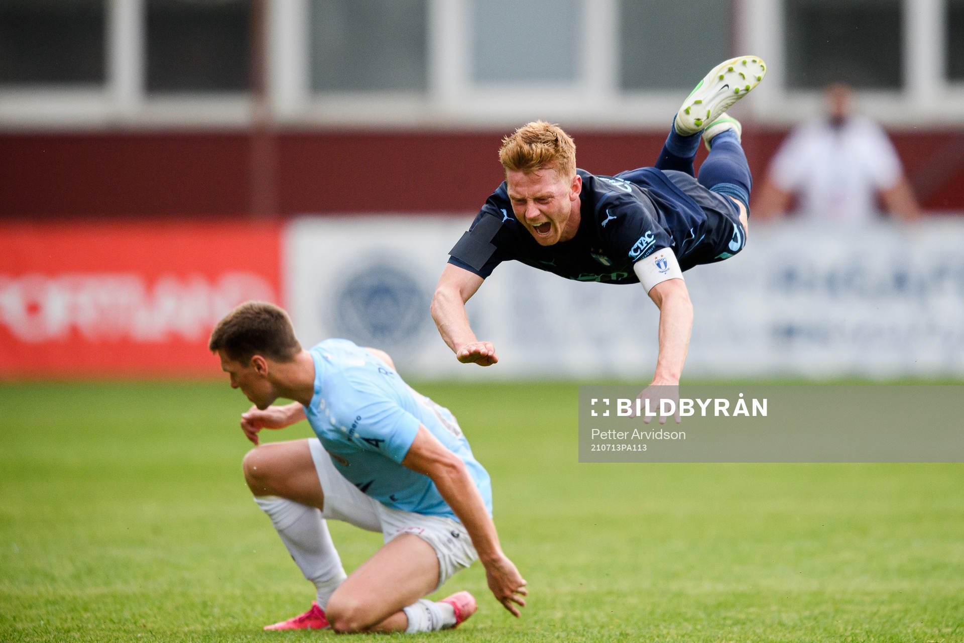 Anders Christiansen of Malmö FF in pain