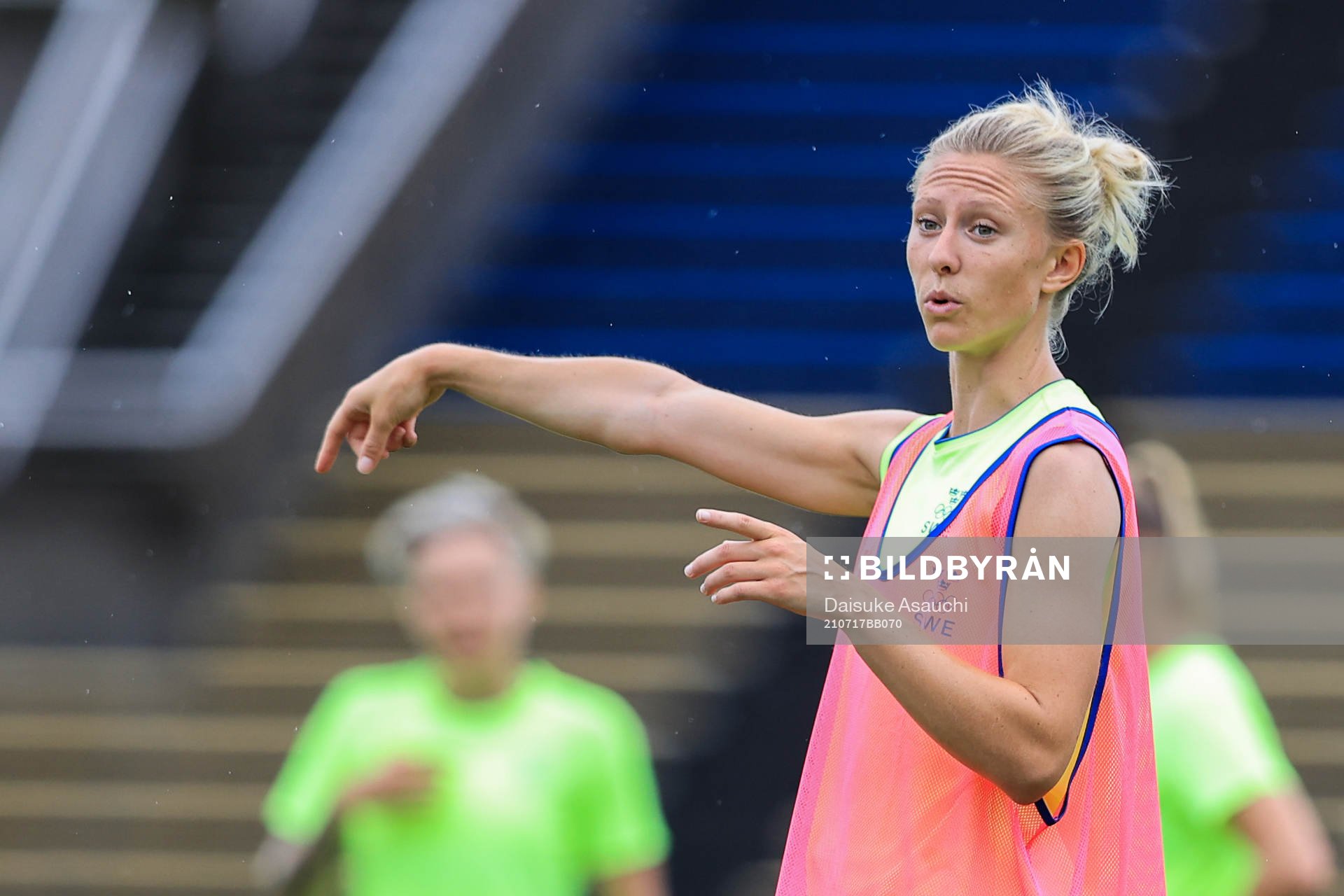 Rebecka Blomqvist of the Swedish national women’s