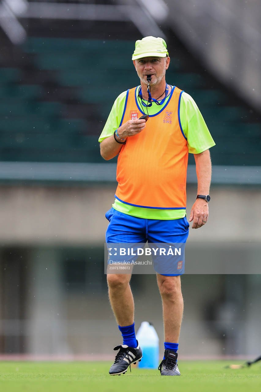 Peter Gerhardsson, head coach of the Swedish national