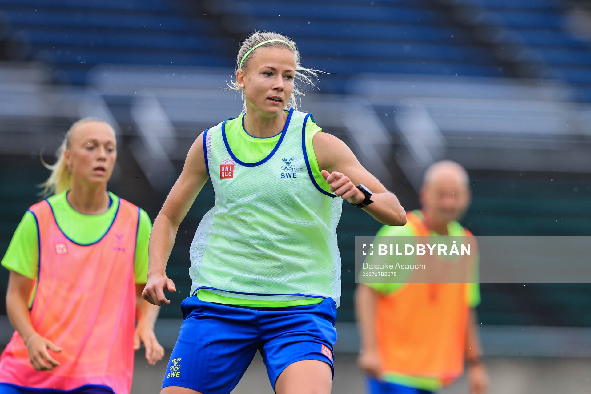 Hanna Glas of the Swedish national women’s football team