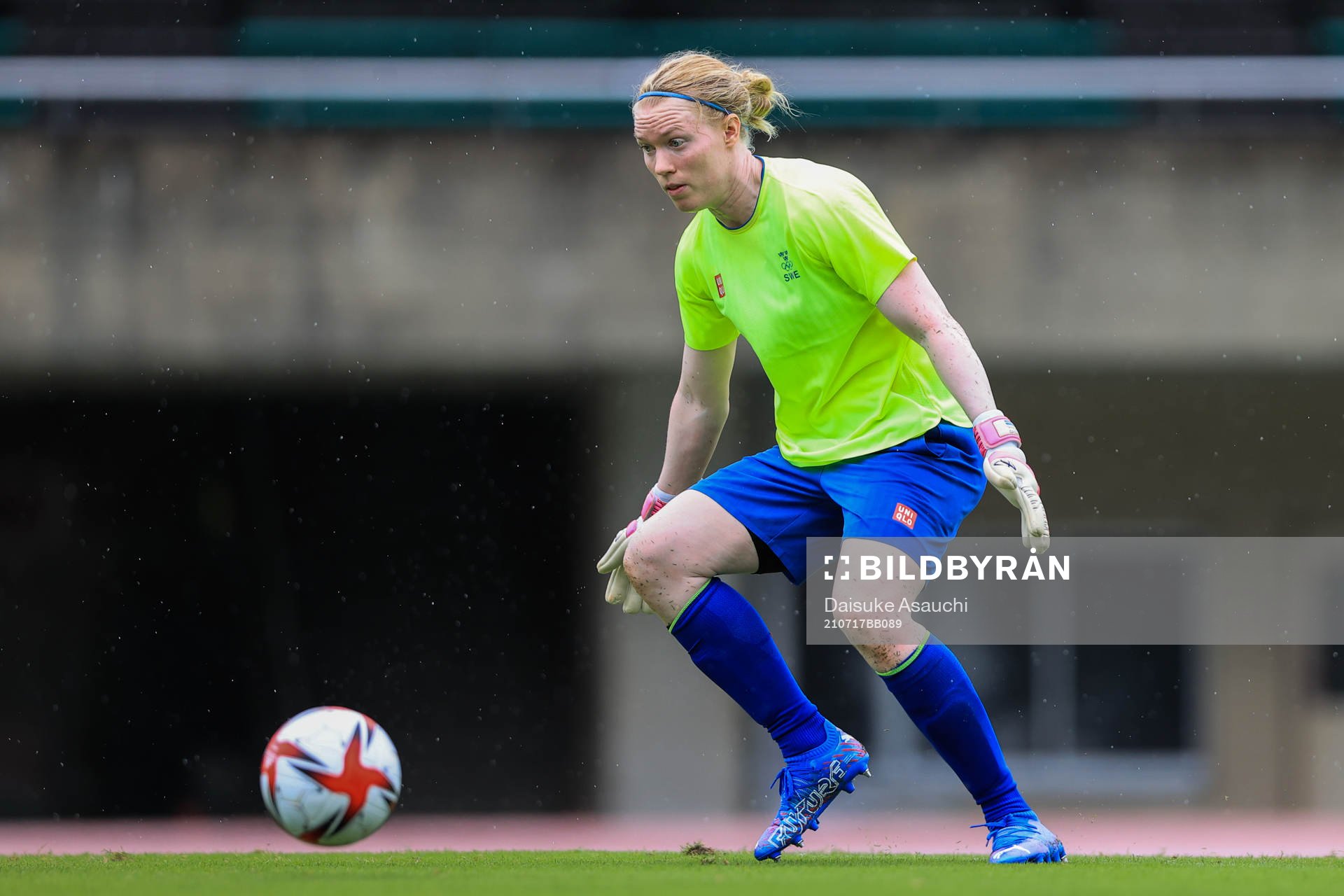 Goalkeeper Hedvig Lindahl of the Swedish national women’s