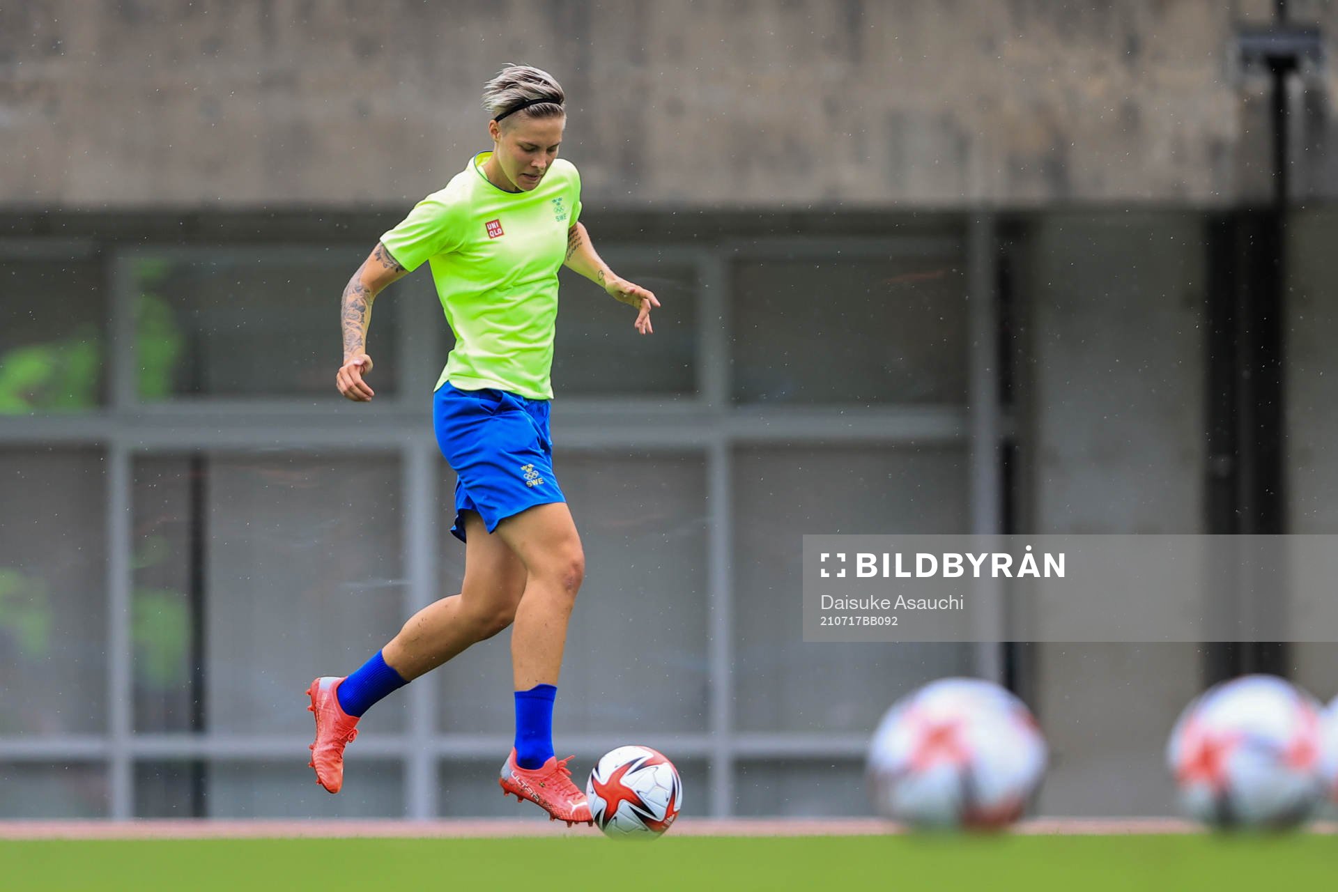 Lina Hurtig of the Swedish national women’s football team