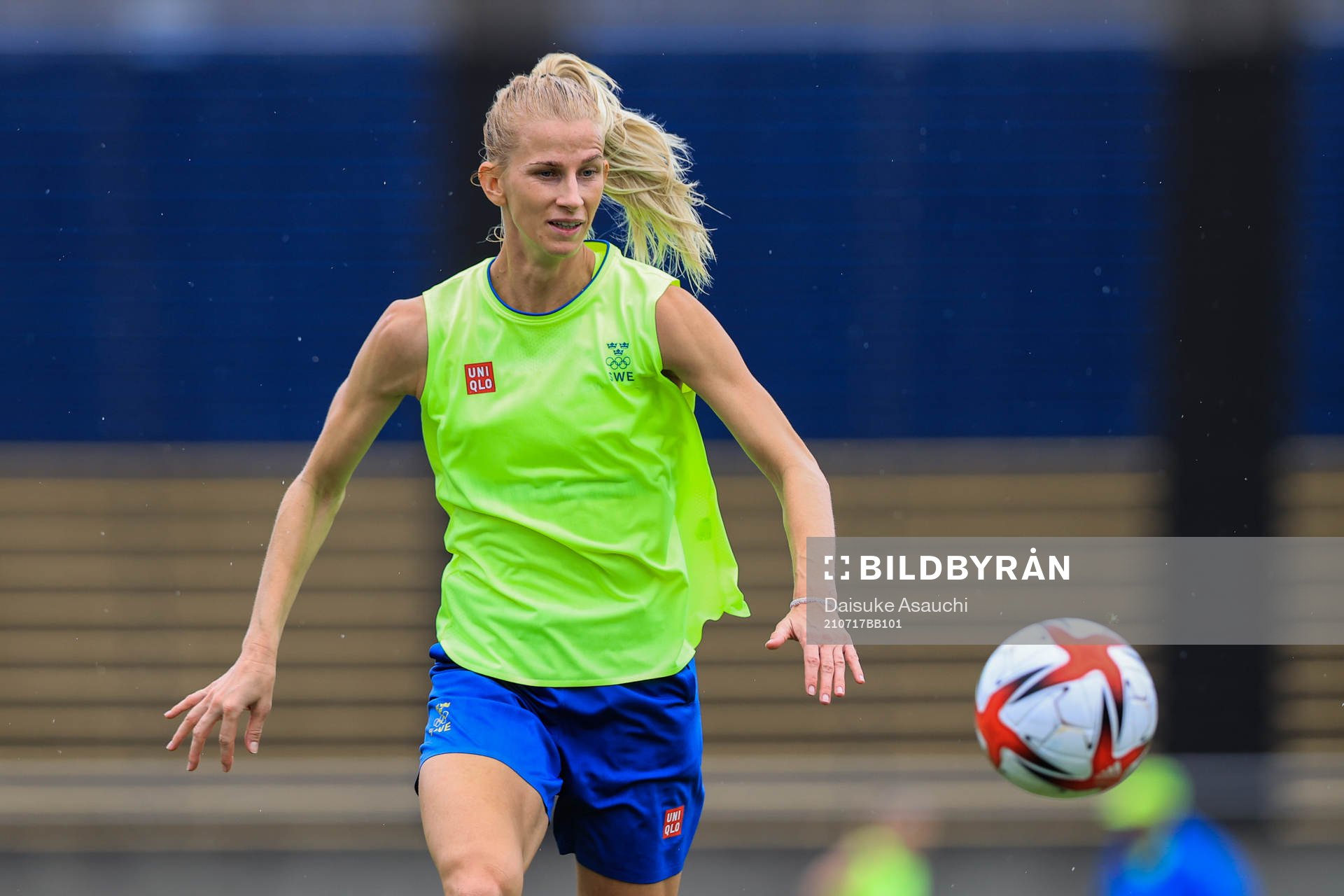 Sofia Jakobsson of the Swedish national women’s football