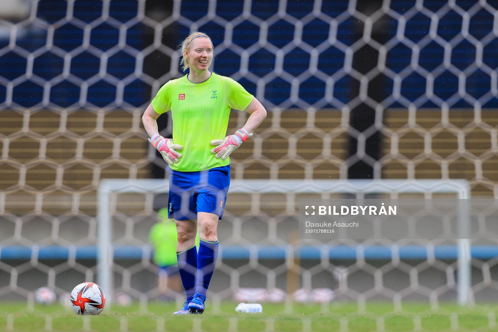 Goalkeeper Hedvig Lindahl of the Swedish national women’s