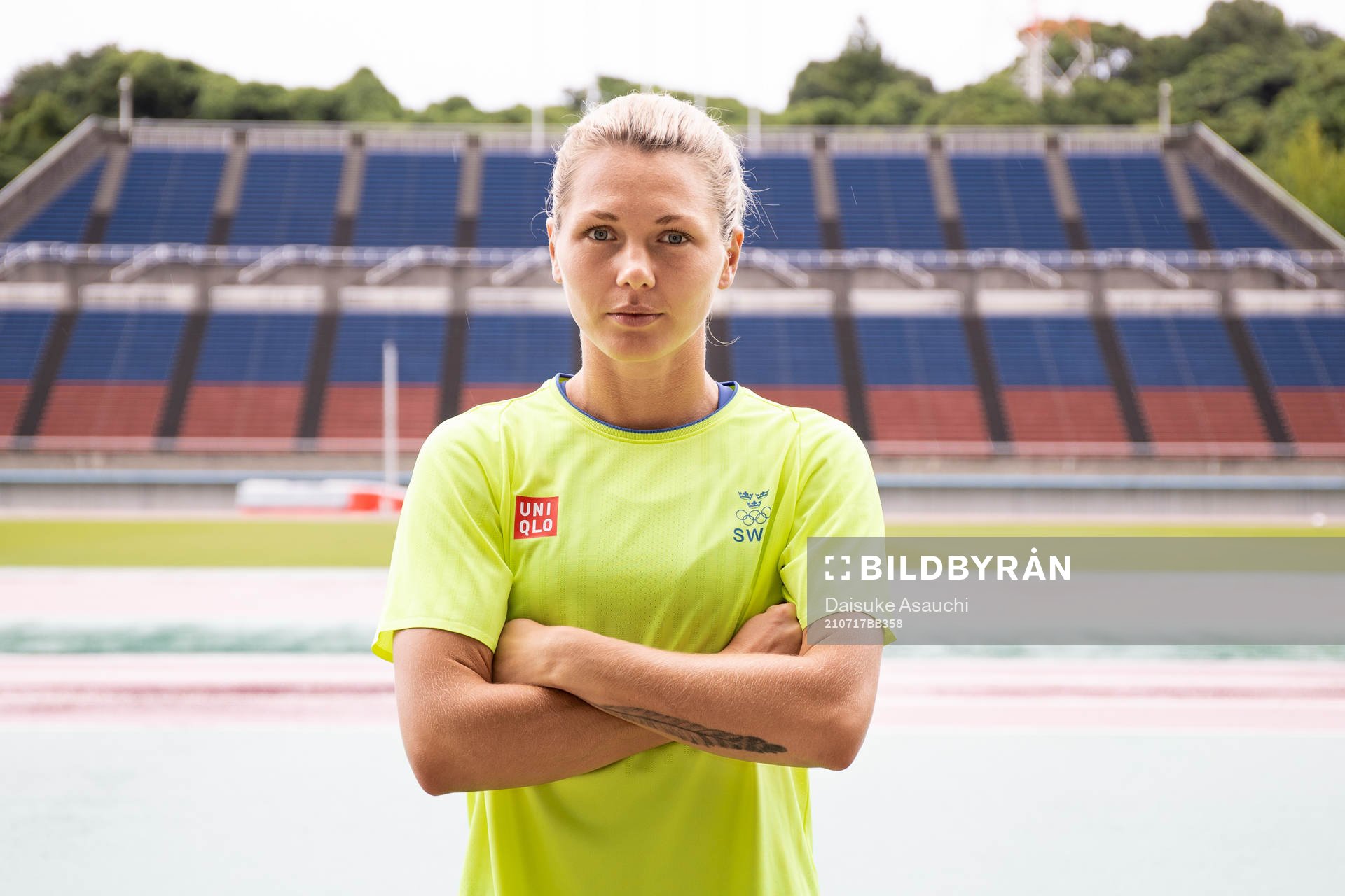 Hanna Falk of the Swedish national women’s football team