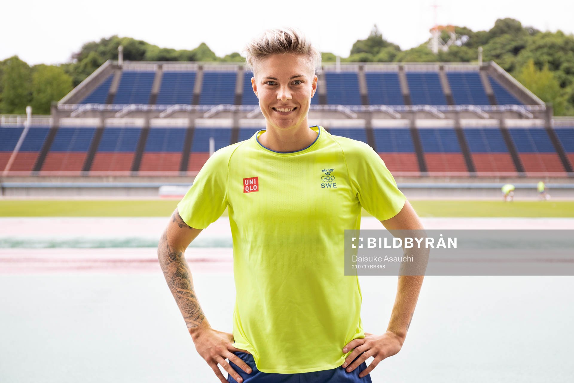 Lina Hurtig of the Swedish national women’s football team