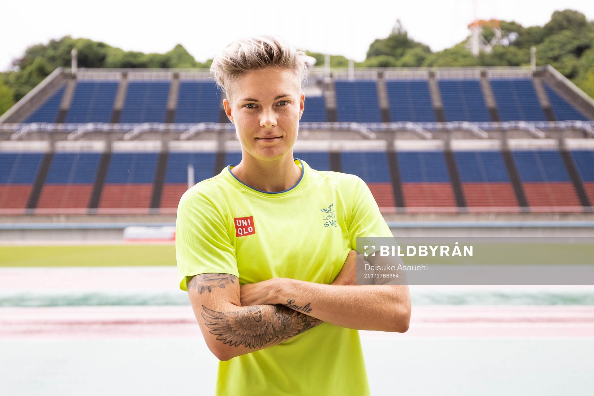 Lina Hurtig of the Swedish national women’s football team