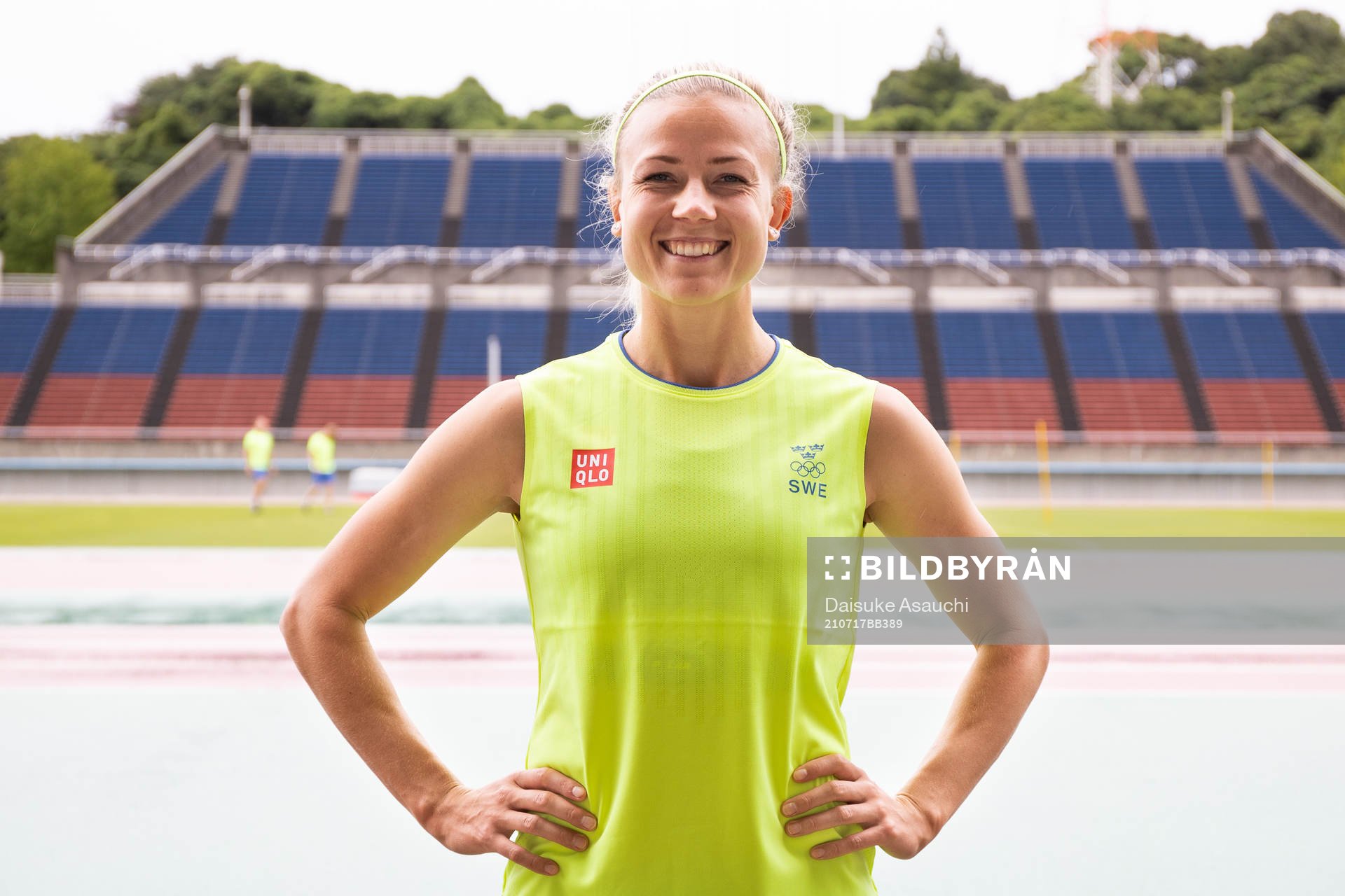 Hanna Glas of the Swedish national women’s football team