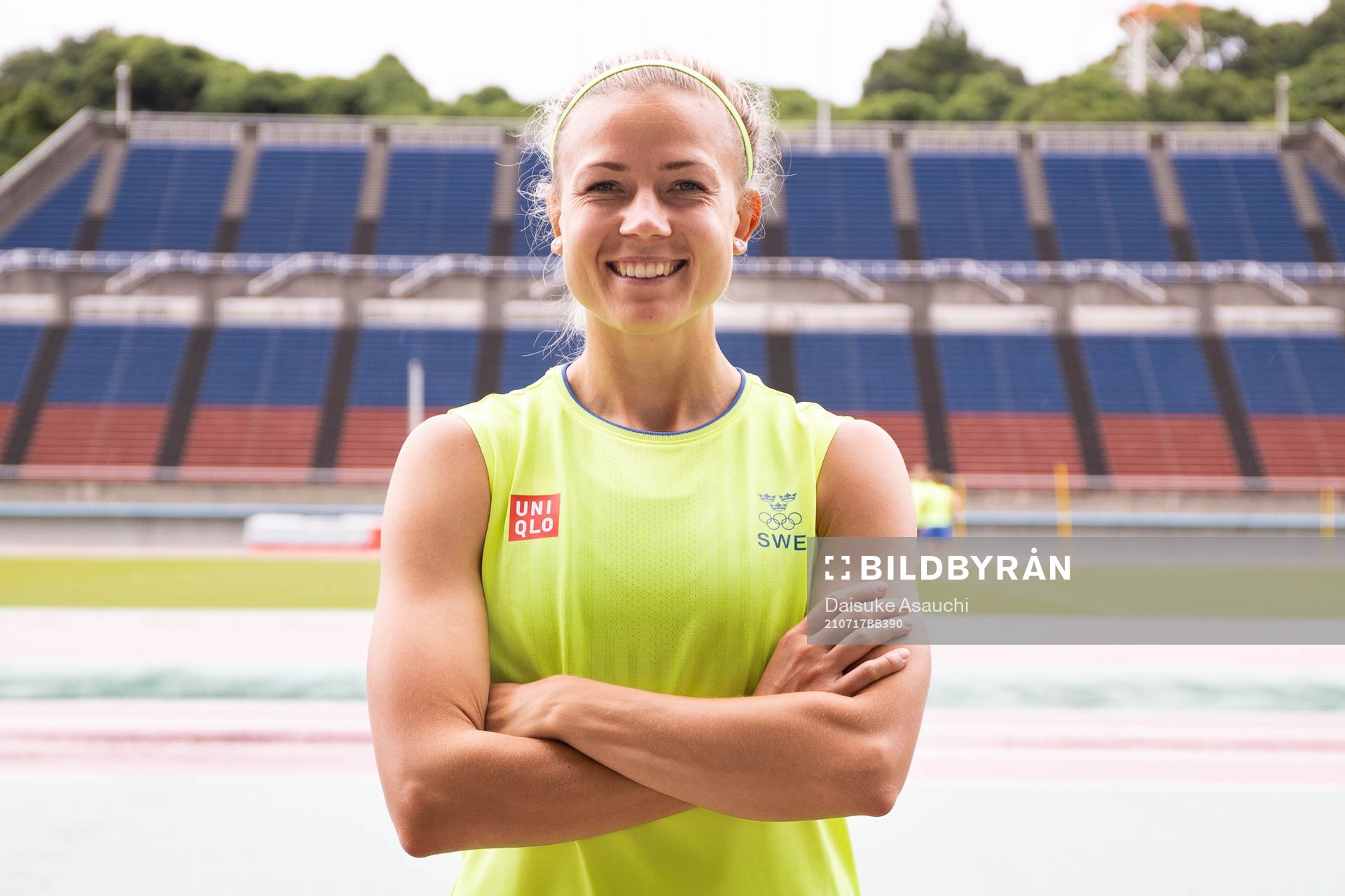 Hanna Glas of the Swedish national women’s football team