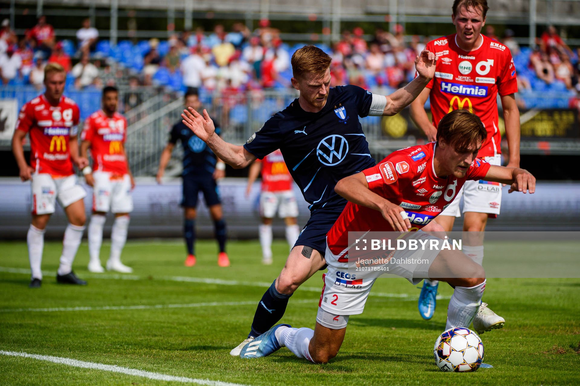 Malmö FFs Anders Christiansen och Degerfors Gustav Granath