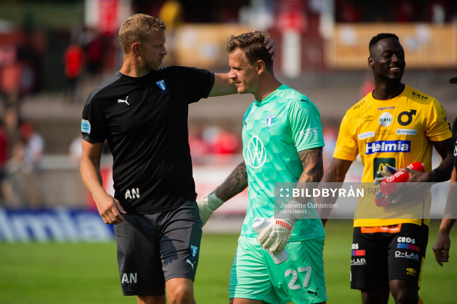 Malmö FFs målvakt Johan Dahlin