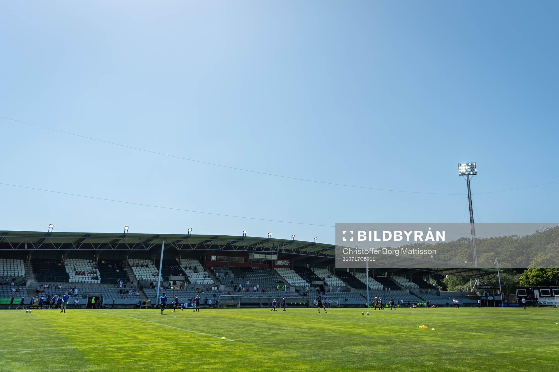 Vy över Landskrona IP