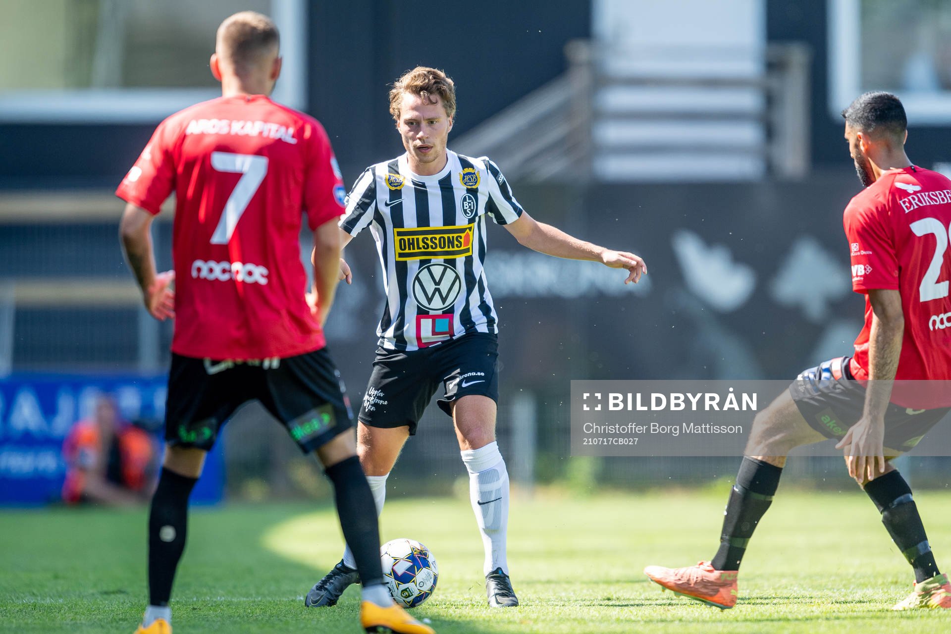 Landskronas Filip Ottosson mot Trelleborgs Petar Petrovic