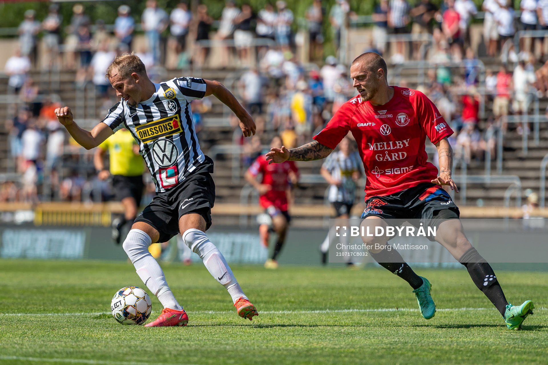 Landskronas Jonathan Asp mot Trelleborgs Mattias Håkansson
