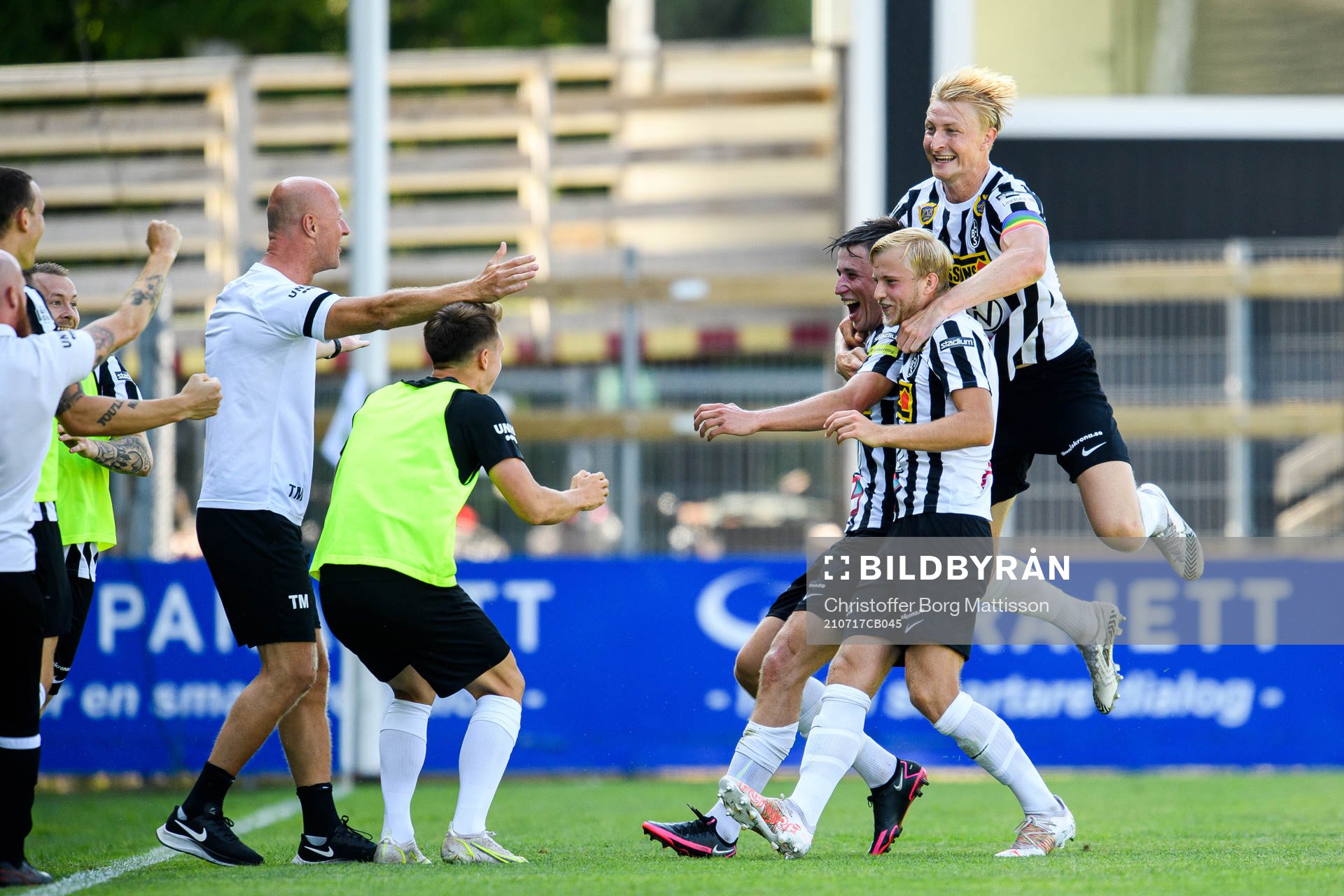Landskronas Filip Olsson jublar