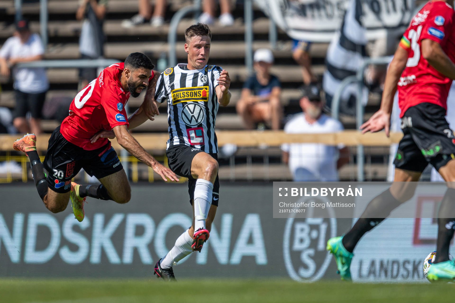 Landskronas Filip Olsson mot Trelleborgs Mouhammed Ali