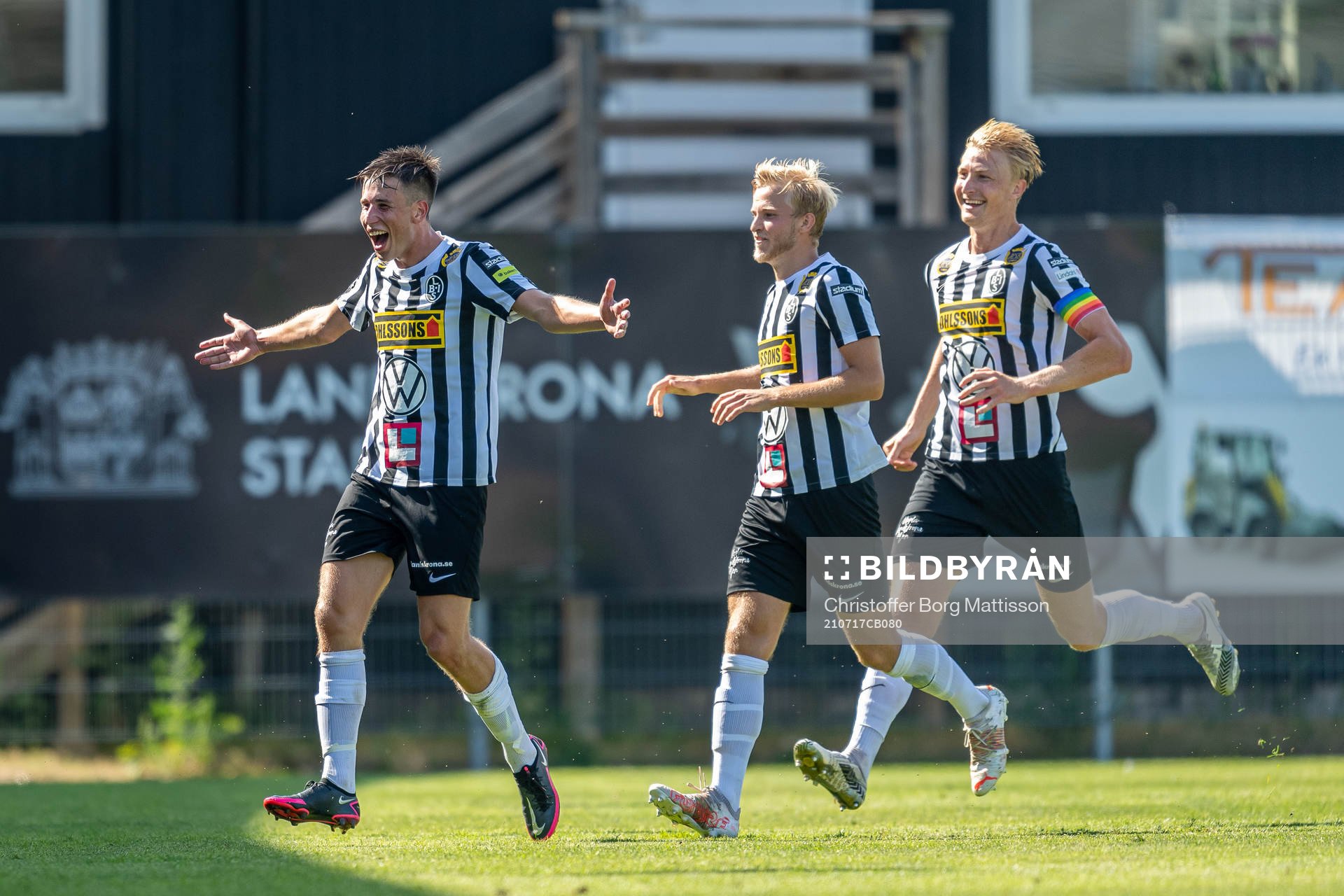 Landskronas Filip Olsson jublar