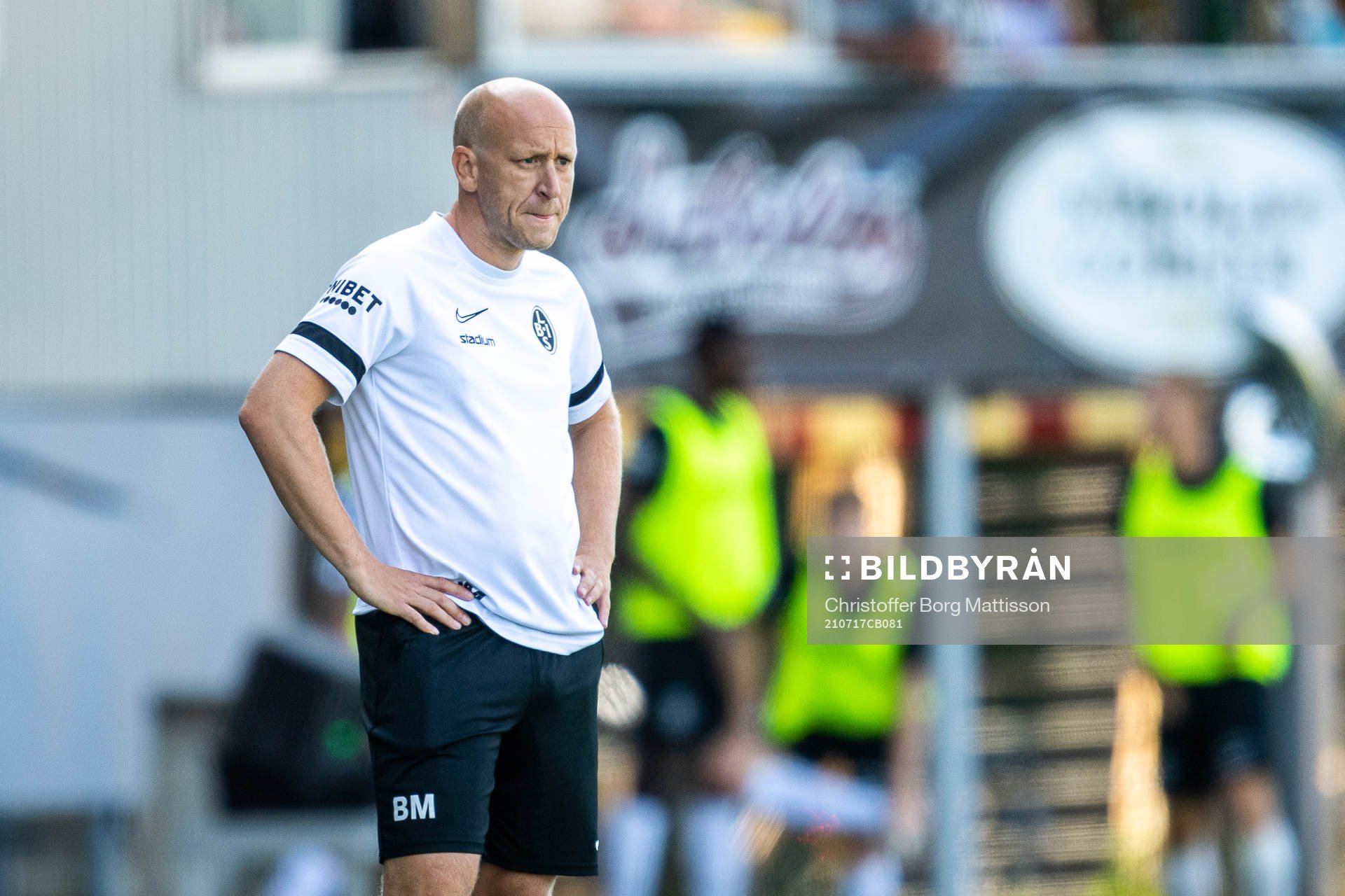 Landskronas tränare Billy Magnusson deppar
