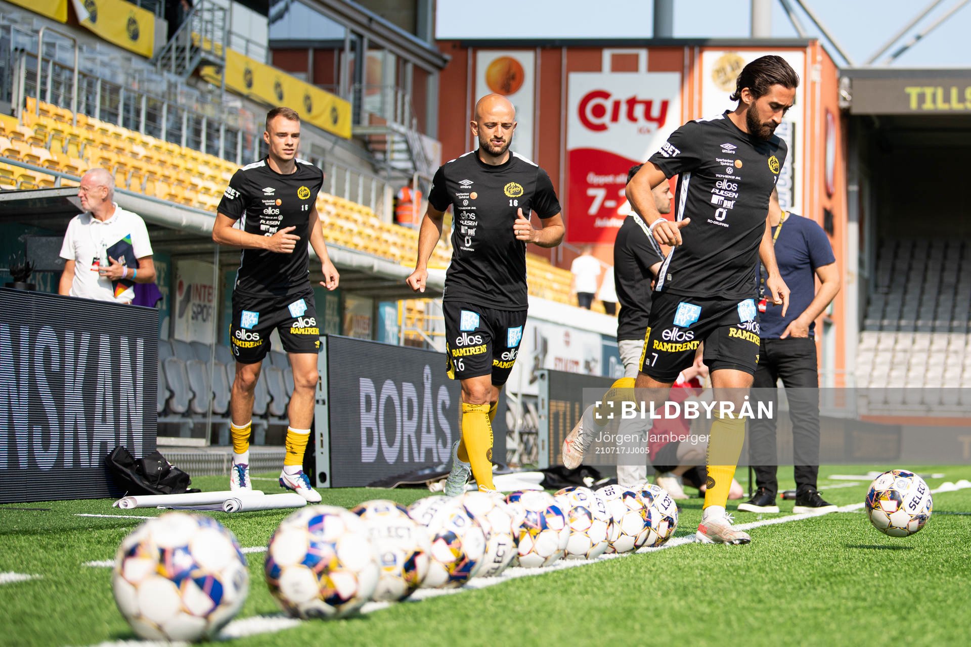 Elfsborgs Frederik Holst, Robert Gojani och Leo Väisänen