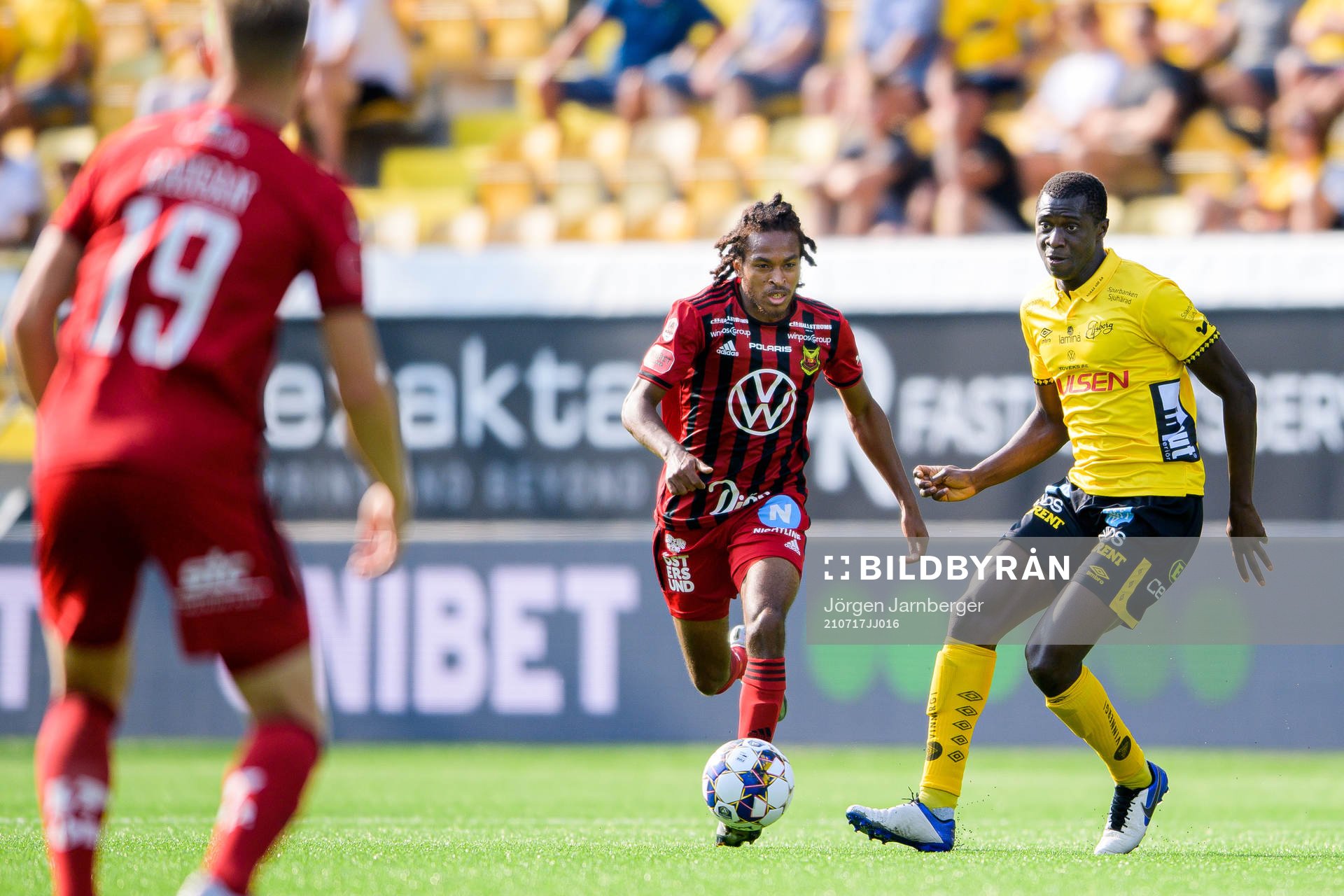 Elfsborgs Maudo Lamine Jarjué och Östersunds Francis