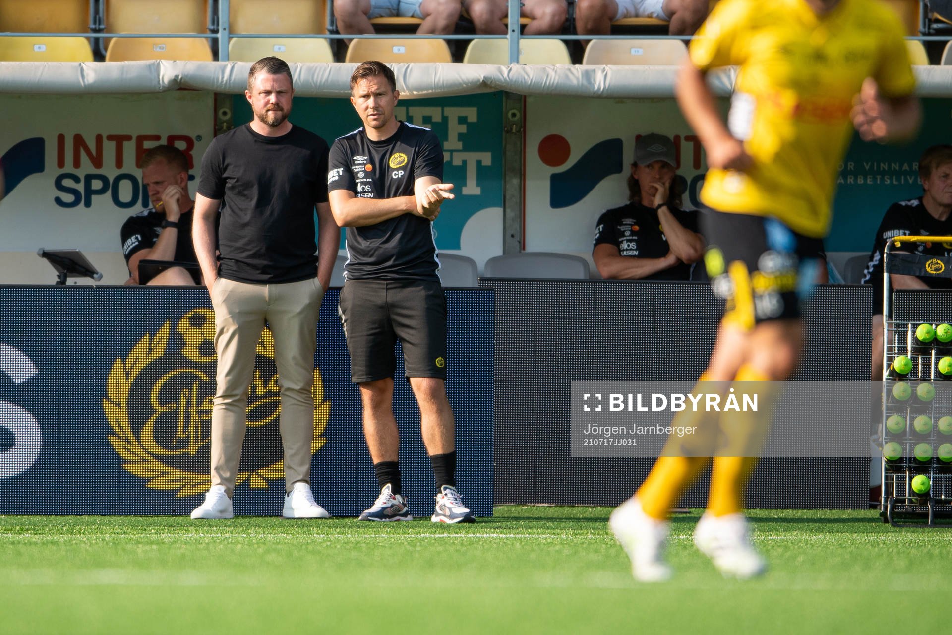 Elfsborgs manager Jimmy Thelin och assisterande tränare