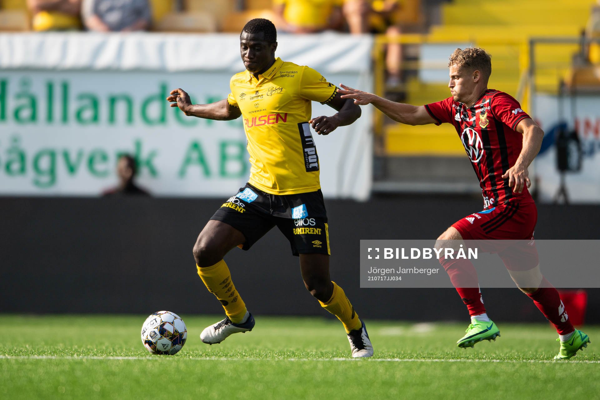 Elfsborgs Maudo Lamine Jarjué och Östersunds Henrik