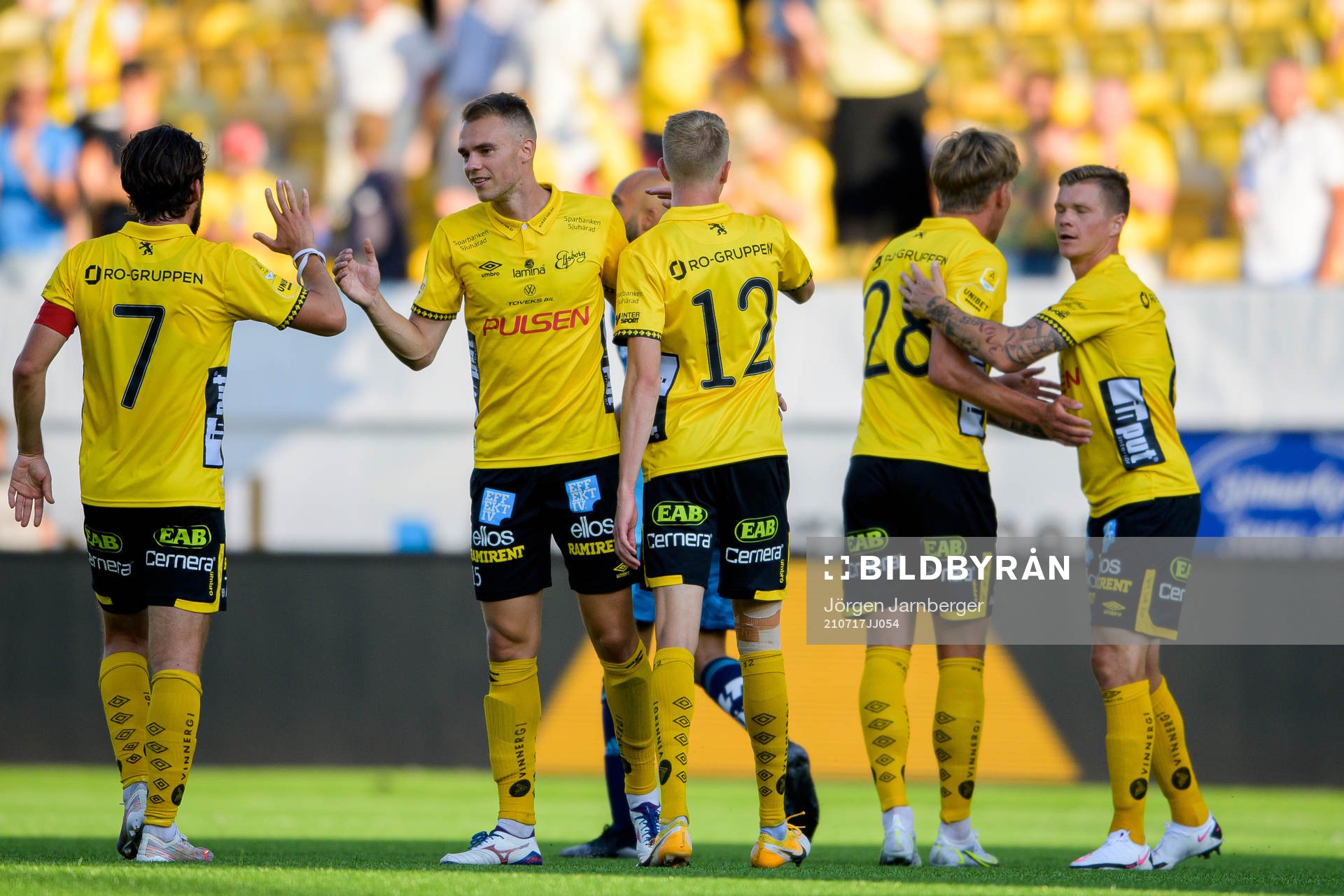 Elfsborgs spelare jublar