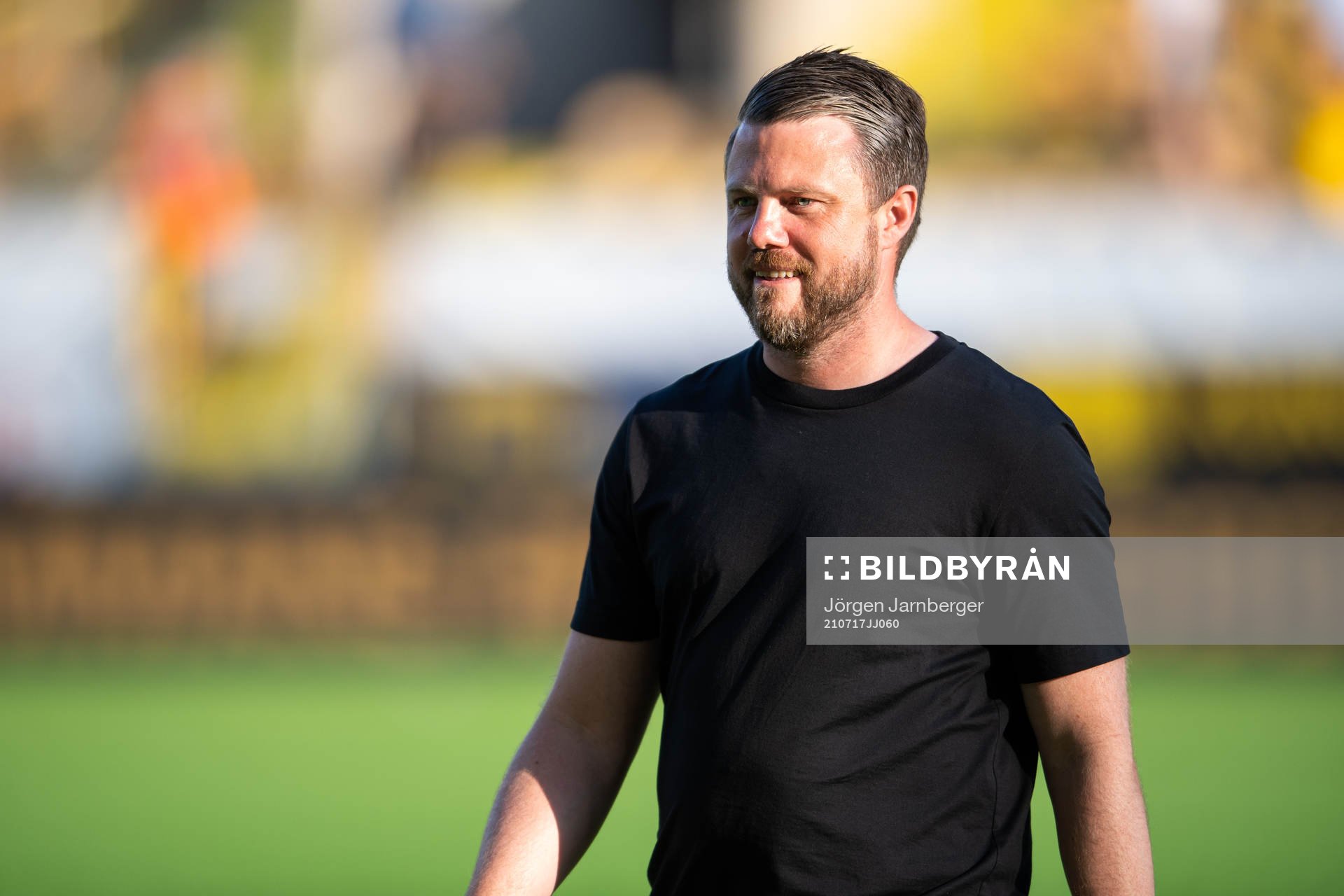 Elfsborgs manager Jimmy Thelin är glad