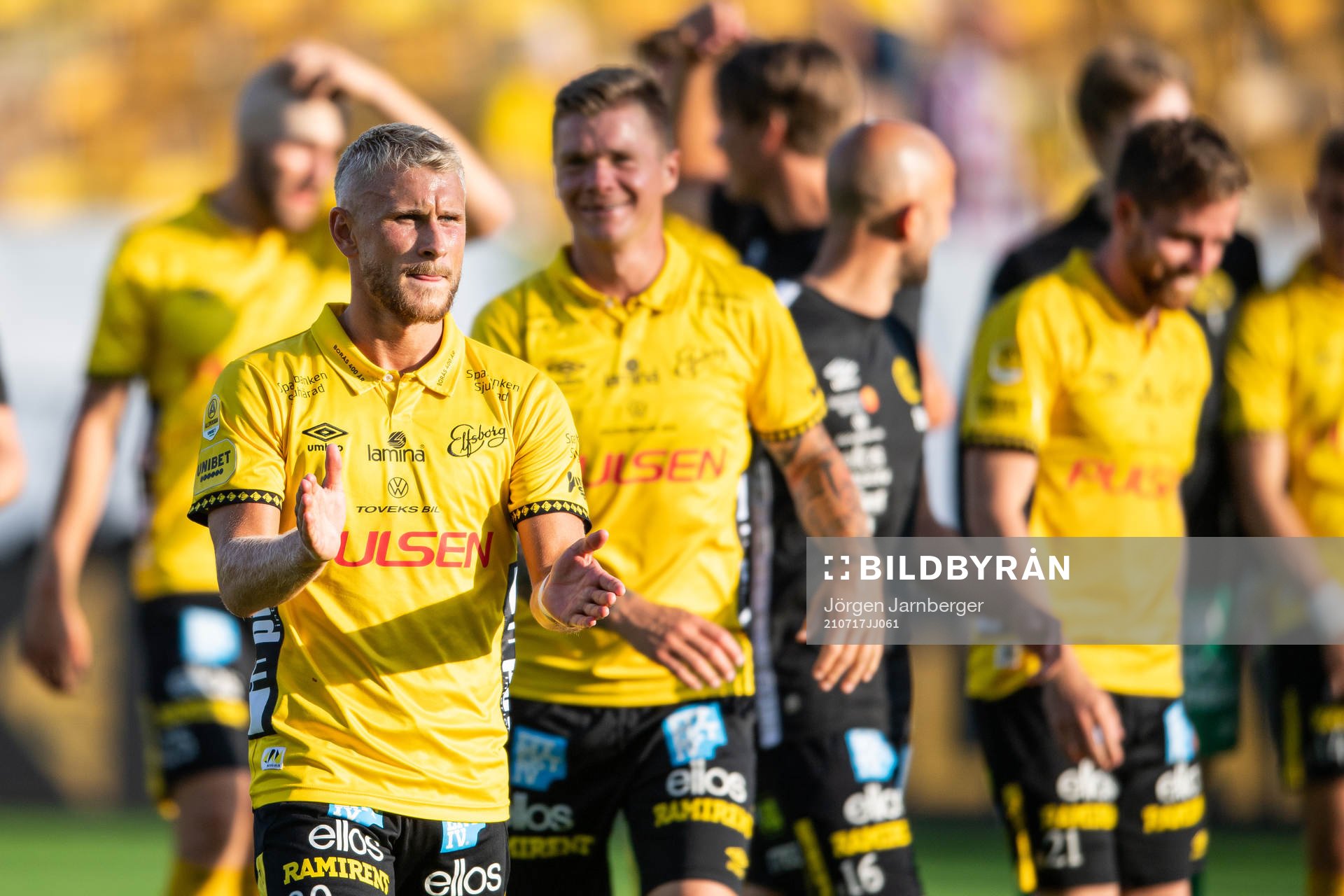 Elfsborgs Simon Strand jublar