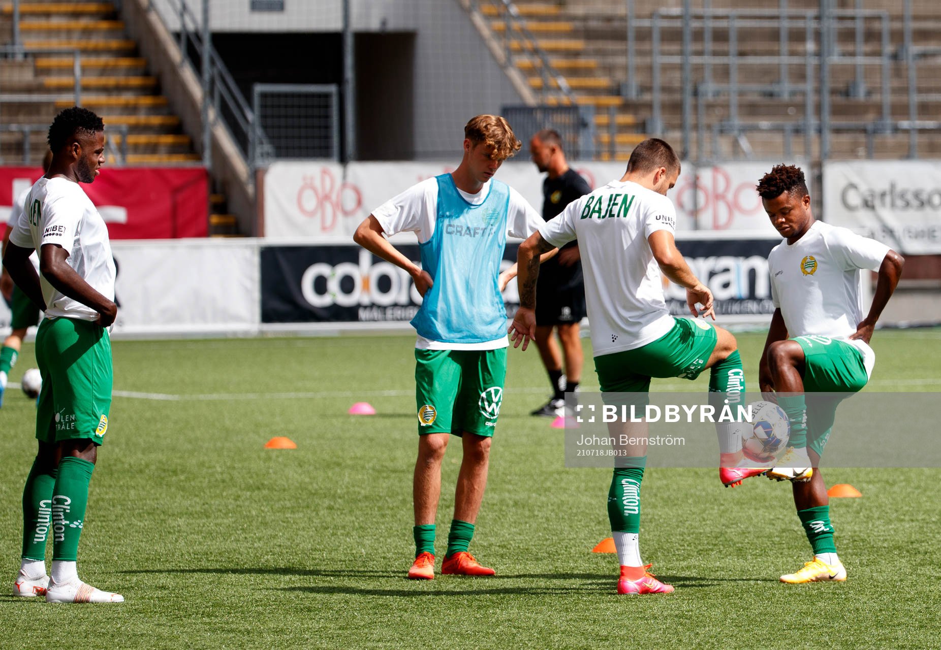 Hammarbyspelarna värmer upp