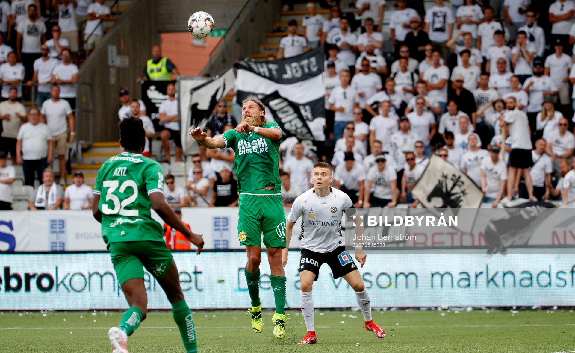 Hammarbys Björn Paulsen och Örebros Jake Larsson