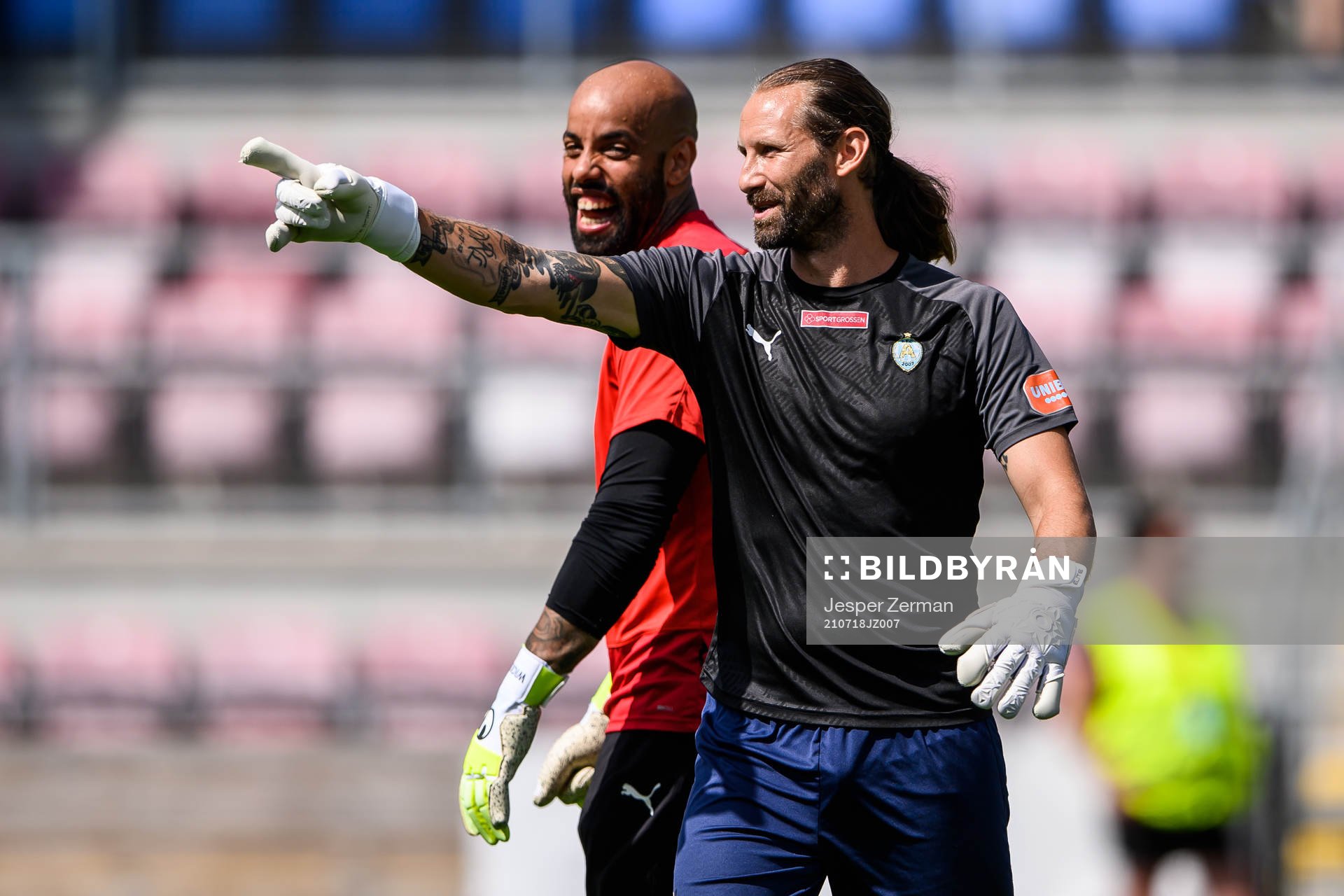 AFC Eskilstunas målvaktstränare Johan Sellberg-Wiland inför fotbollsmatchen i Superettan mellan AFC Eskilstuna och GIF Sundsvall den 18 juli 2021 i Eskilstuna. 