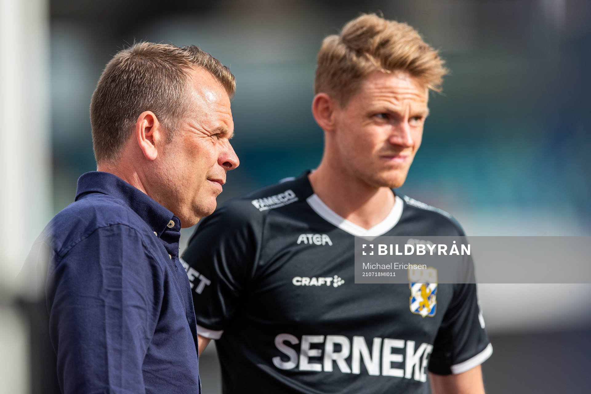 IFK Göteborgs tränare Mikael Stahre och assisterande