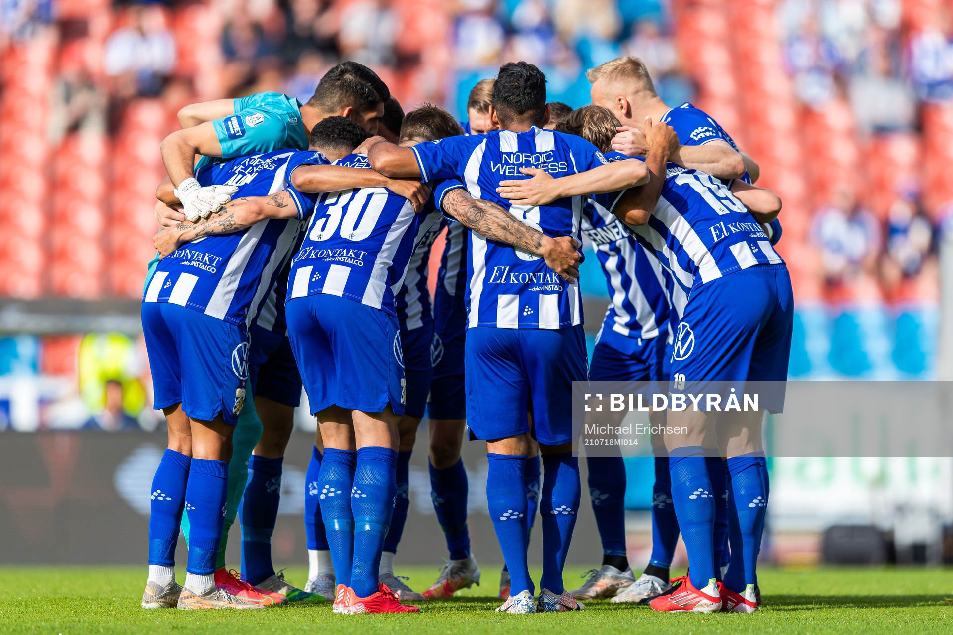 IFK Göteborgs spelare samlas